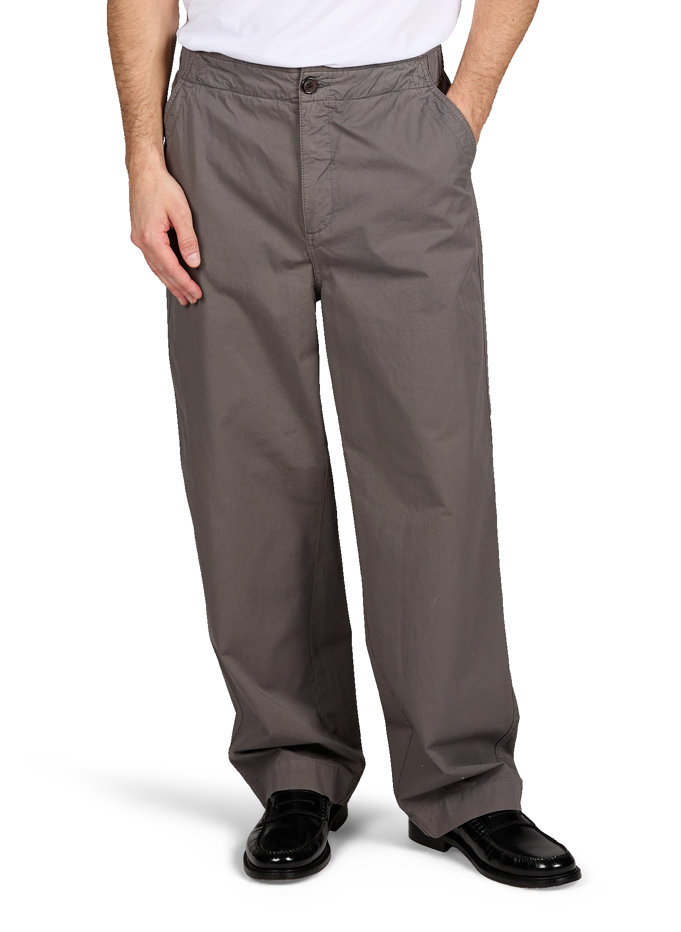 Straight cotton trousers LAFAURIE Grey