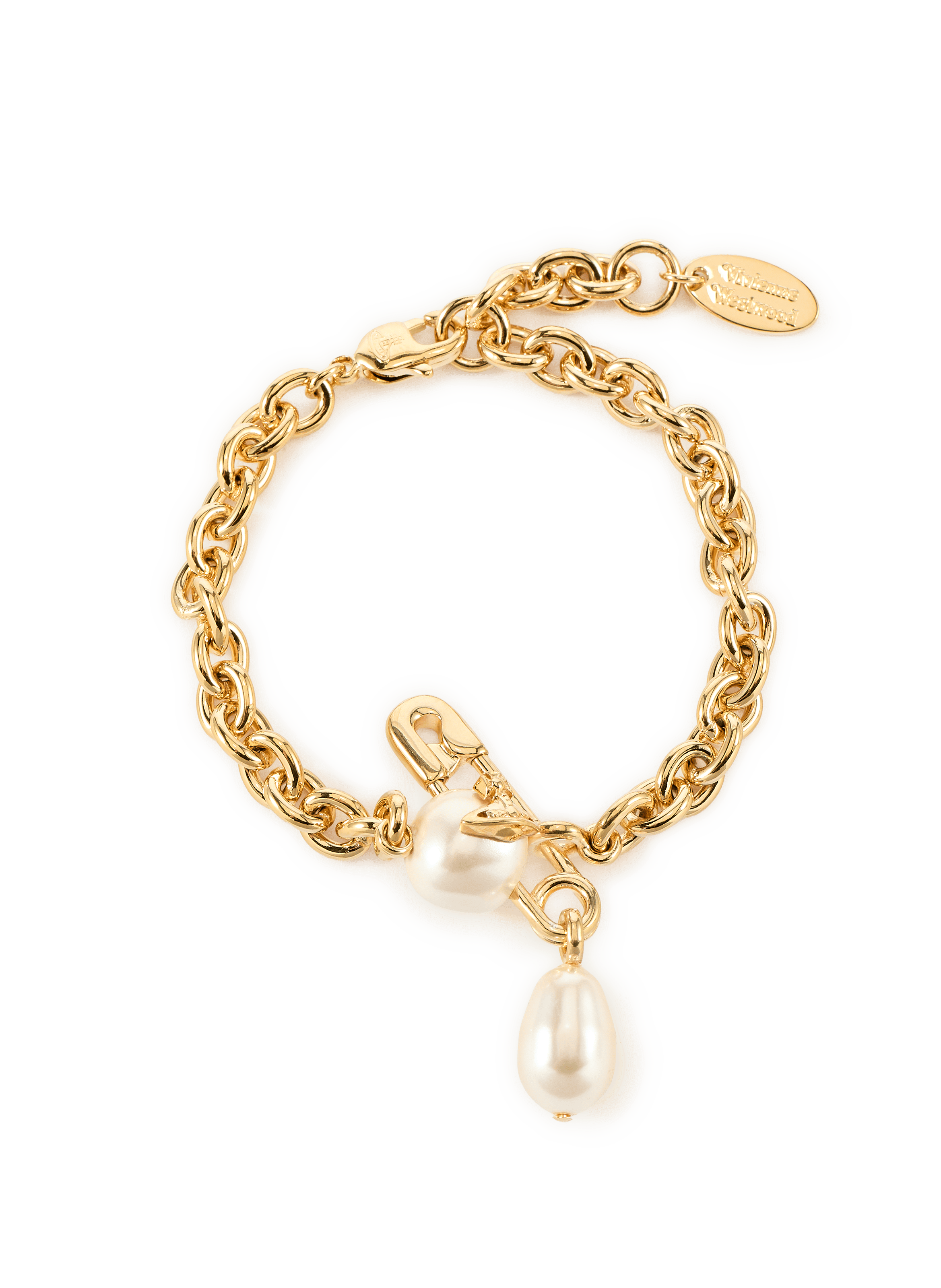 Armband Claude mit Perlen VIVIENNE WESTWOOD Golden