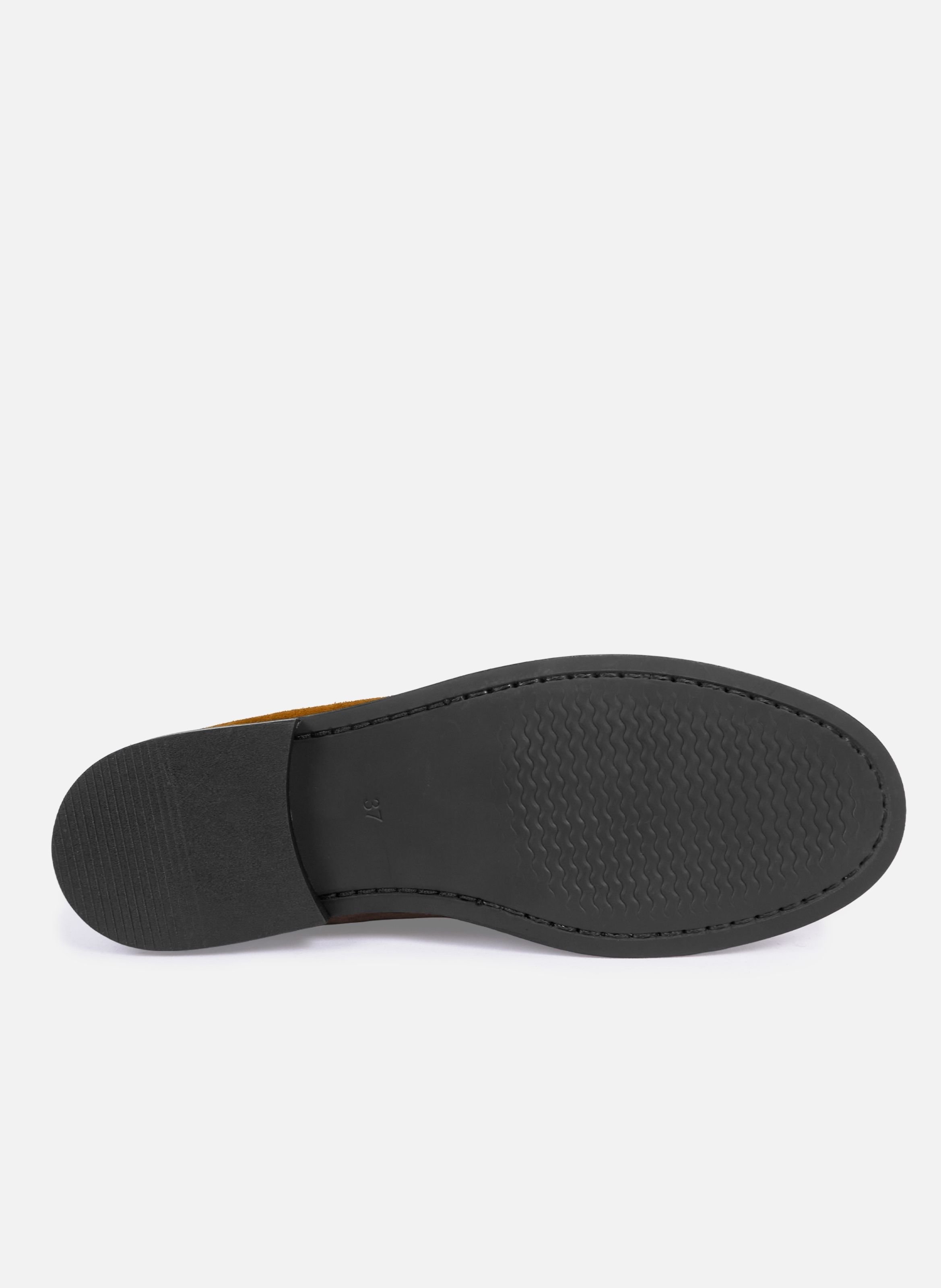 Mocassins bateau thelma cuir daim JULES & JENN Marron