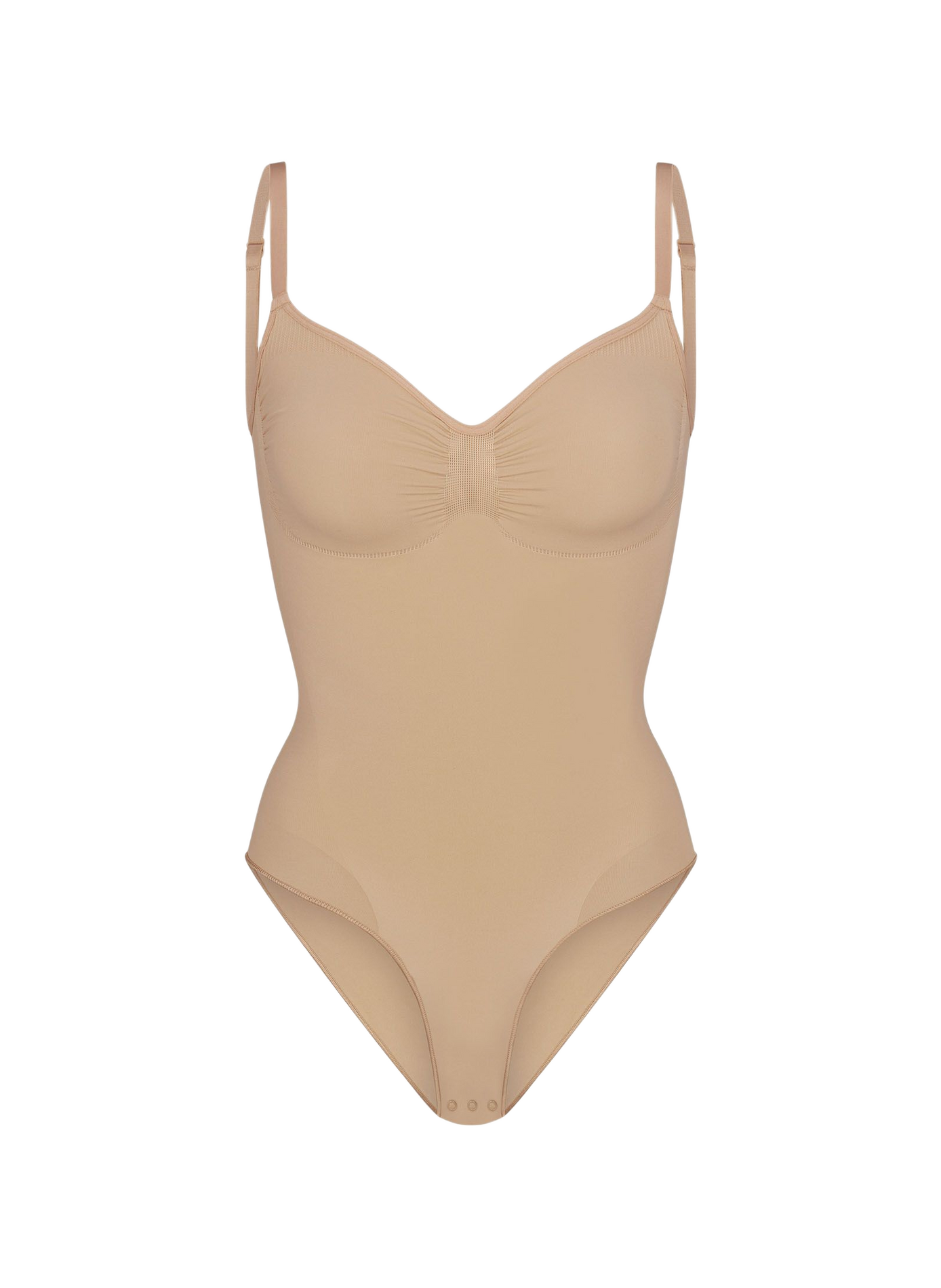 Solid Body Shaper with Adjustable Straps SKIMS Beige
