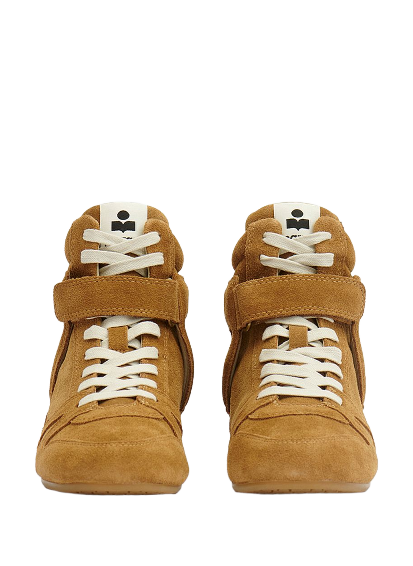 Senny High suede leather sneakers ISABEL MARANT Brown