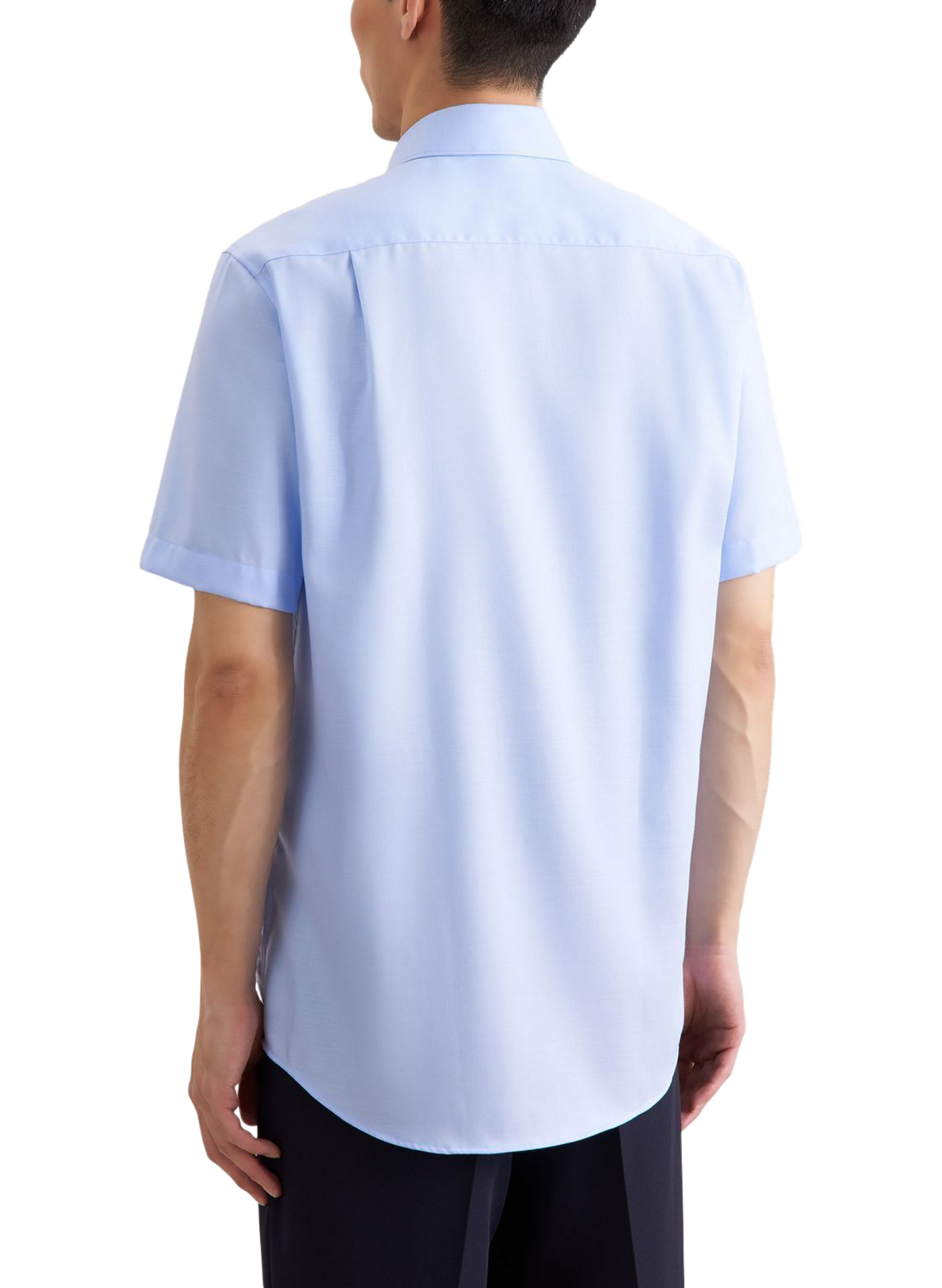 Chemise manches courtes en coton SEIDENSTICKER Bleu