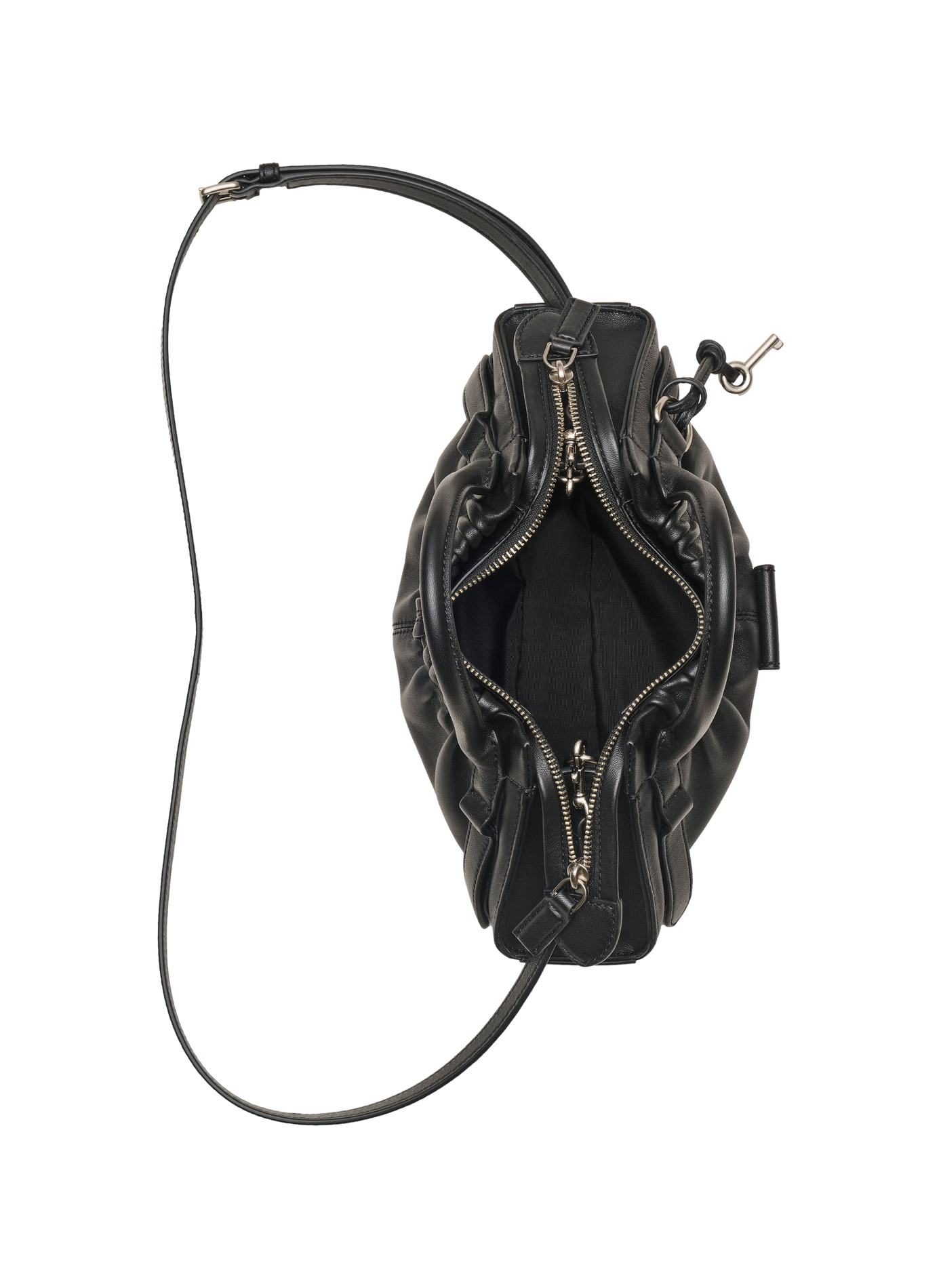 Sac The Cristina Small Satchel en cuir MARC JACOBS Noir