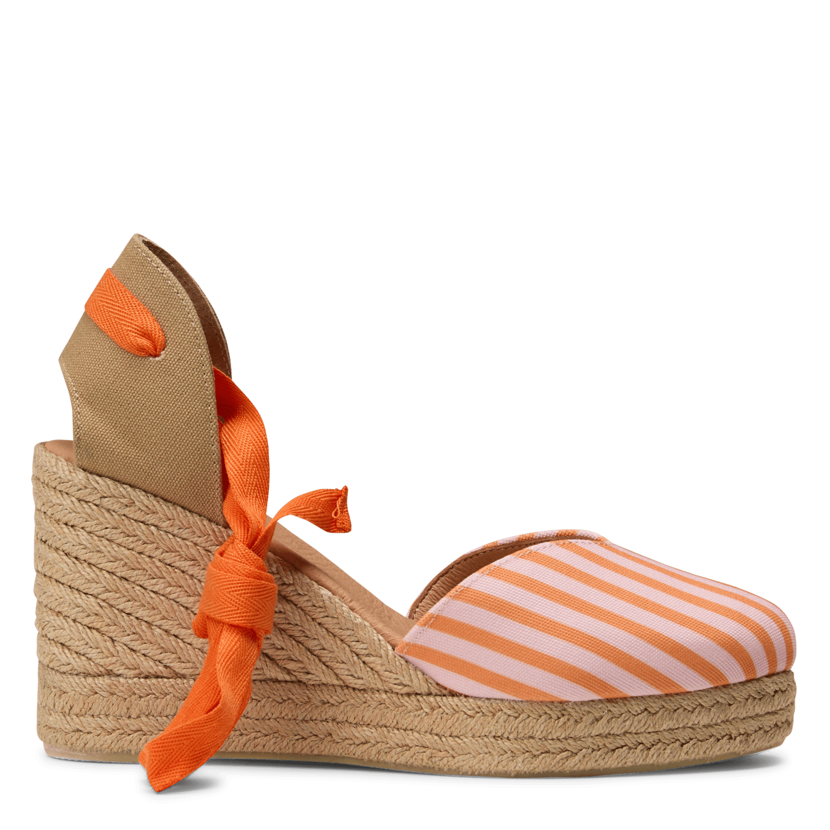 Espadrilles en coton stella bis MAISON 123 Orange
