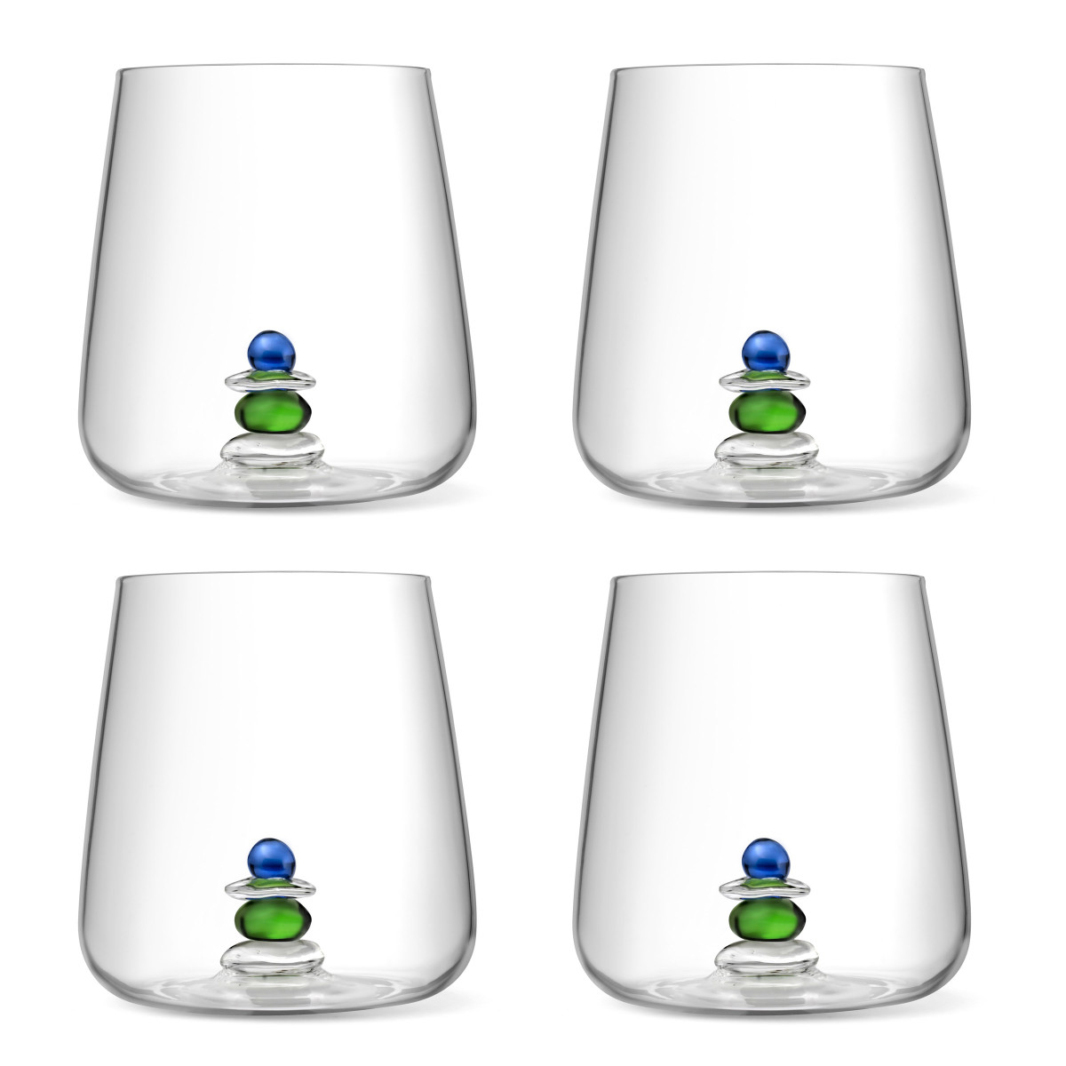 Cairn - lot de 4 gobelets COUZON Bleu