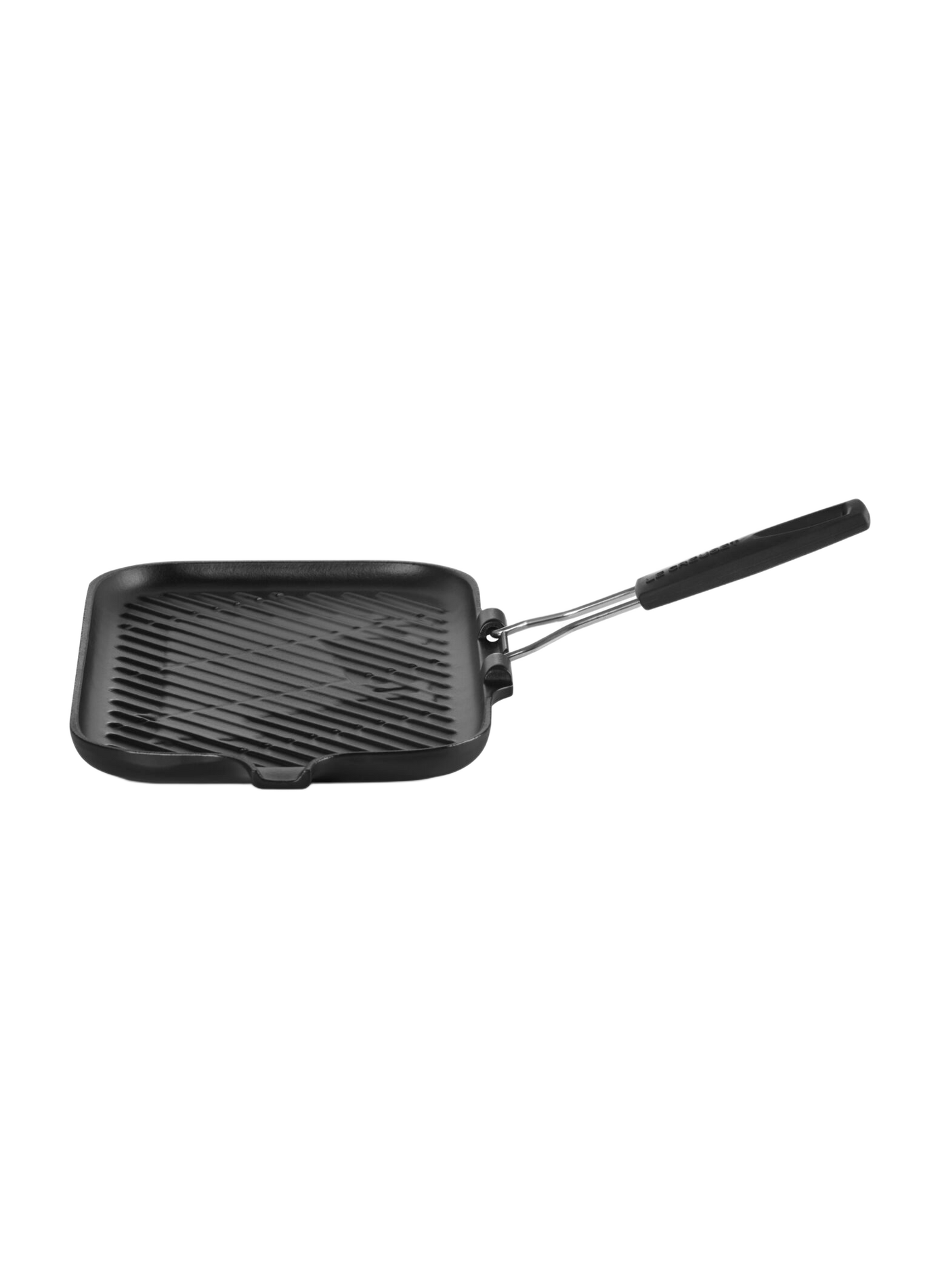 Gril rectangulaire en fonte émaillée LE CREUSET Black