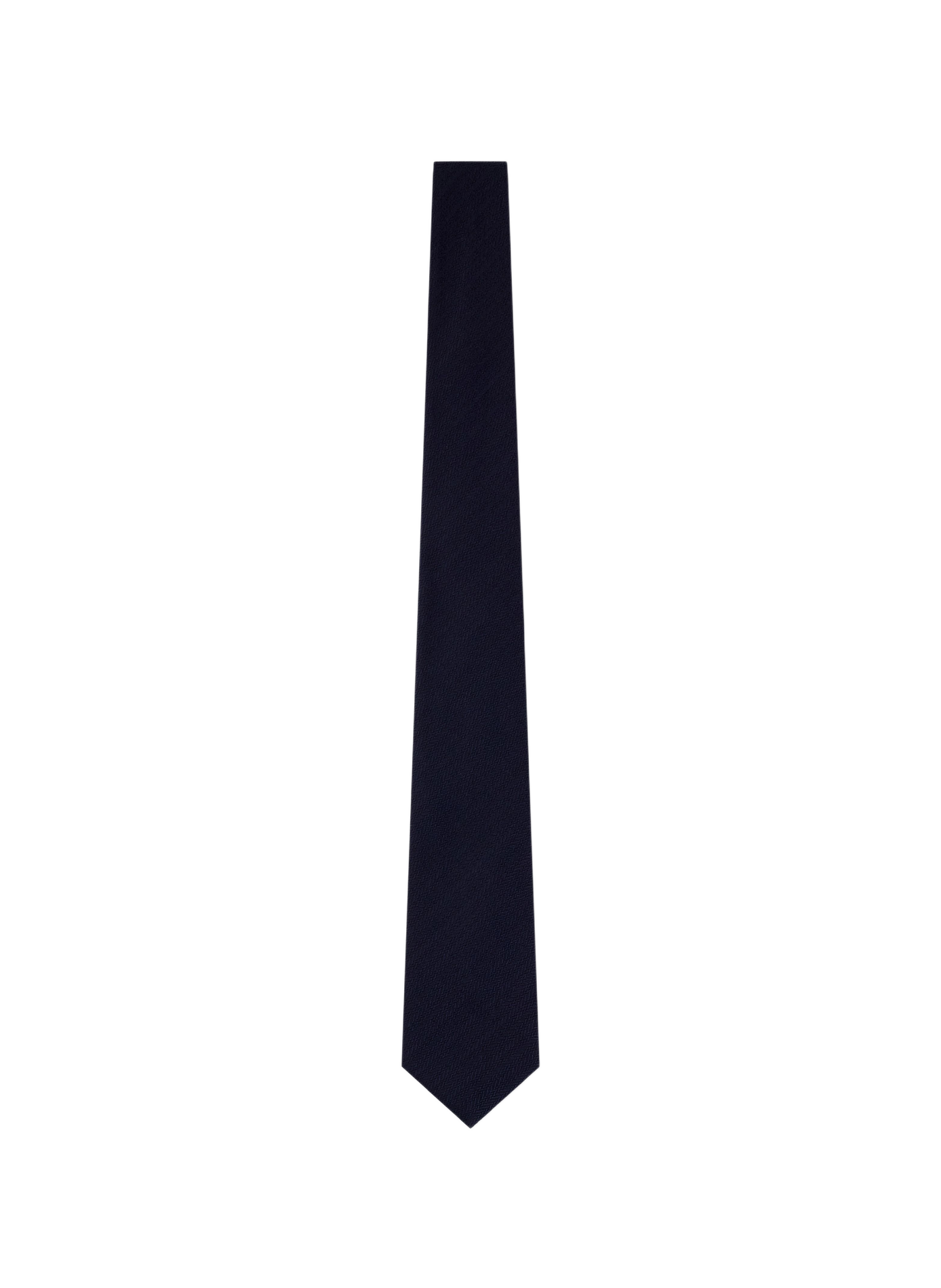 Plain silk tie EMPORIO ARMANI Black