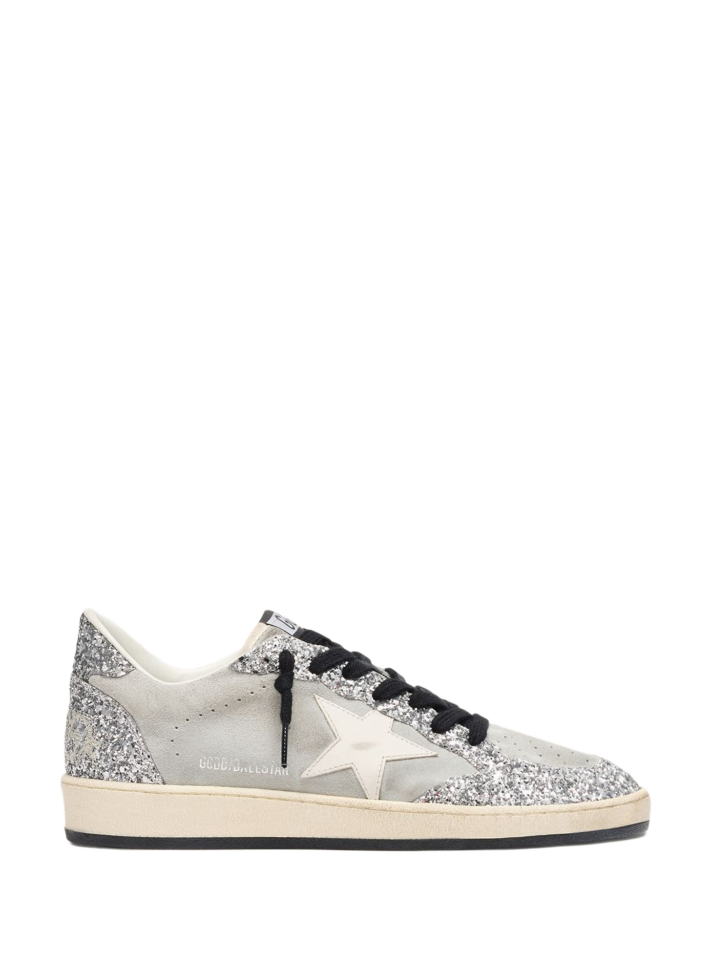 Mixed leather low-top sneakers GOLDEN GOOSE Multicolour