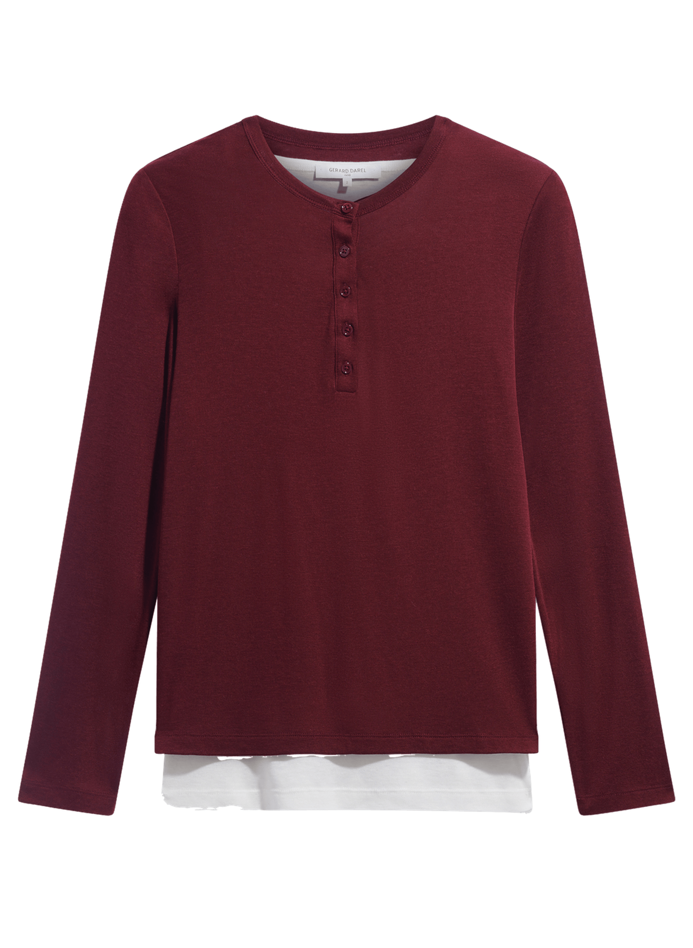 T-shirt superposé - becca GERARD DAREL Rouge