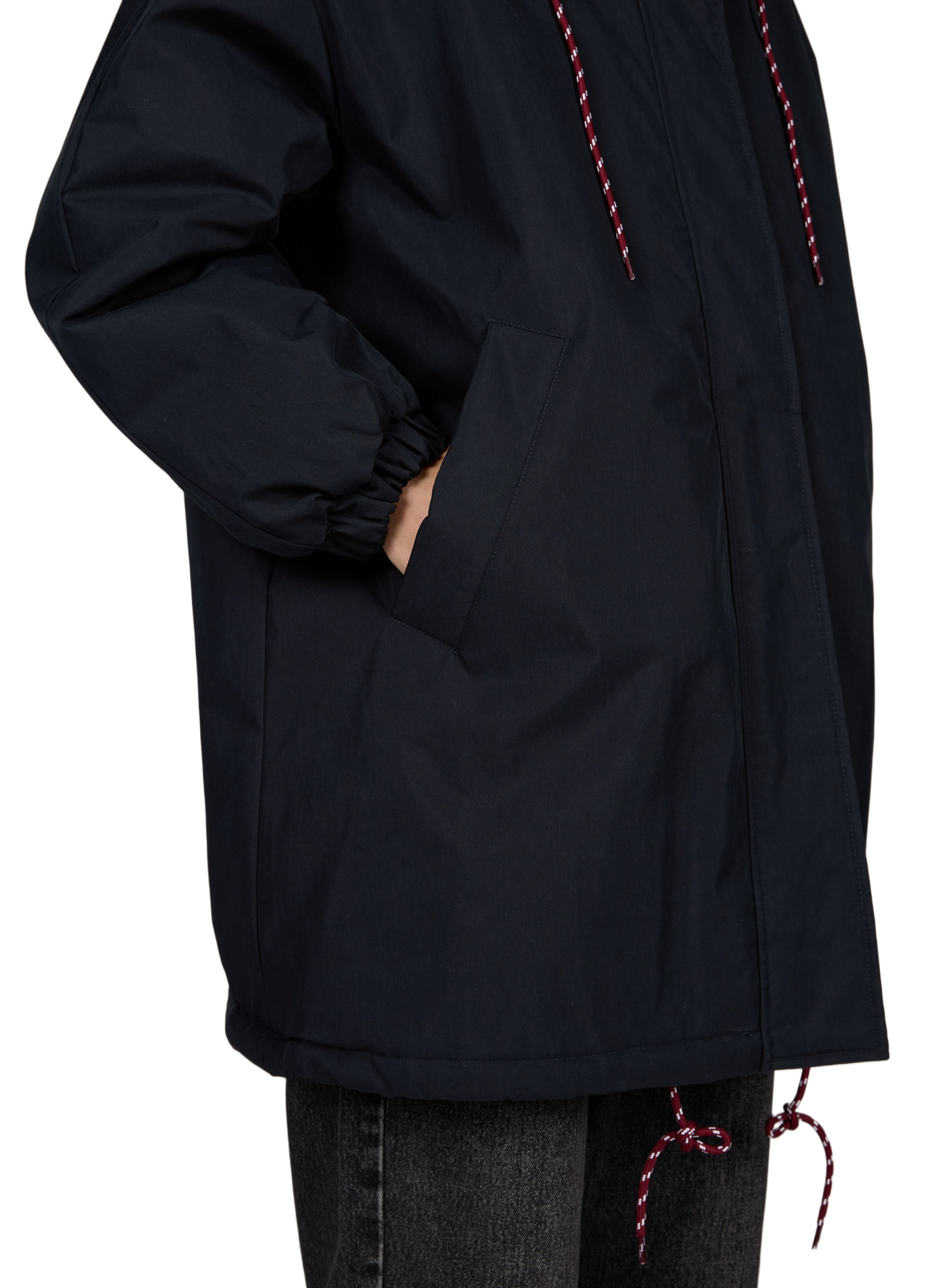 Jas met opstaande kraag van gemengd katoen BELLEROSE Blauw