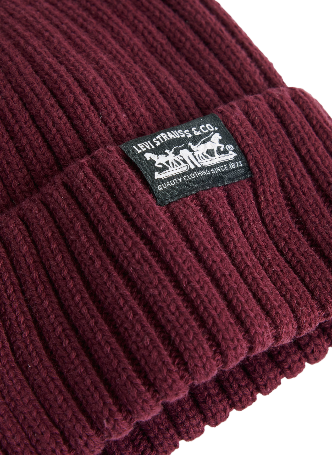 Cotton beanie LEVI'S Red