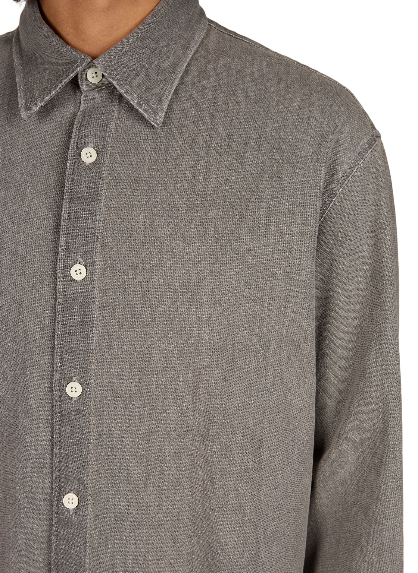 Chemise denim Casper NN.07 Gris