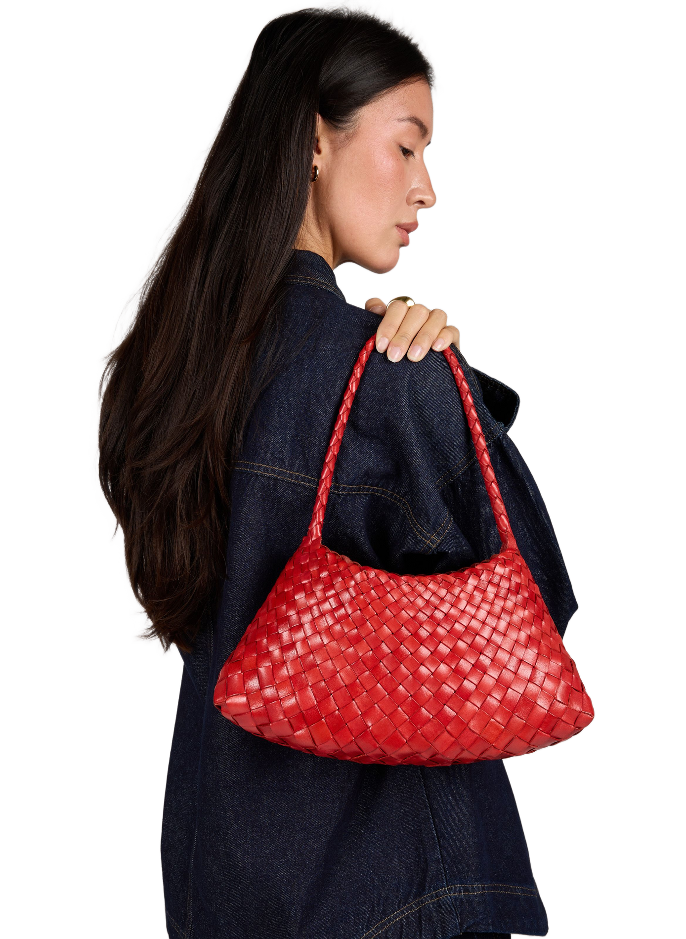 Rosanna leather handbag DRAGON DIFFUSION Red