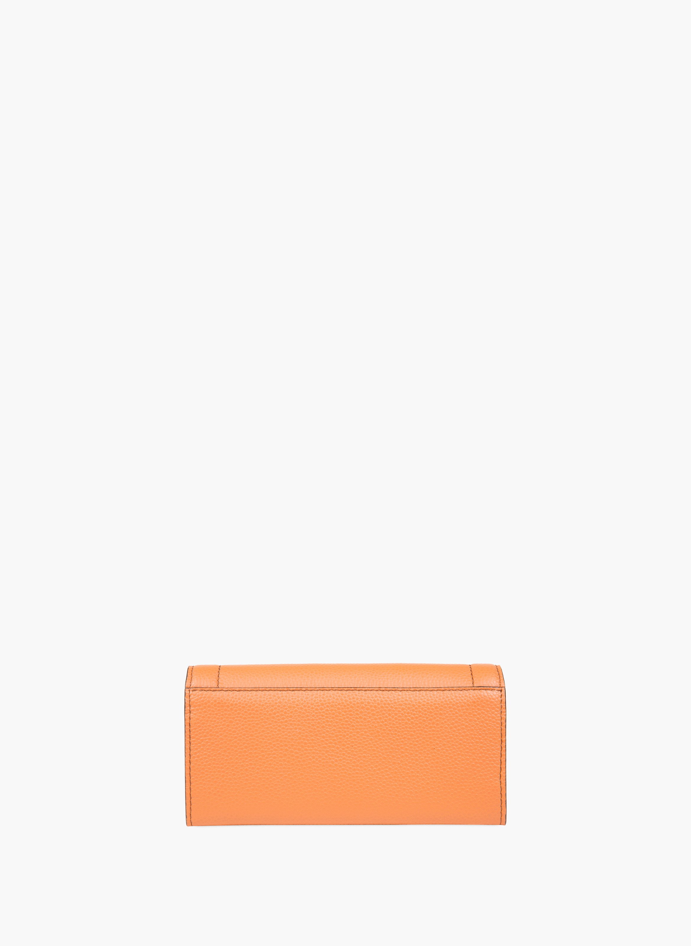Portefeuille slim rabat ninon de lancel en cuir LANCEL Marron