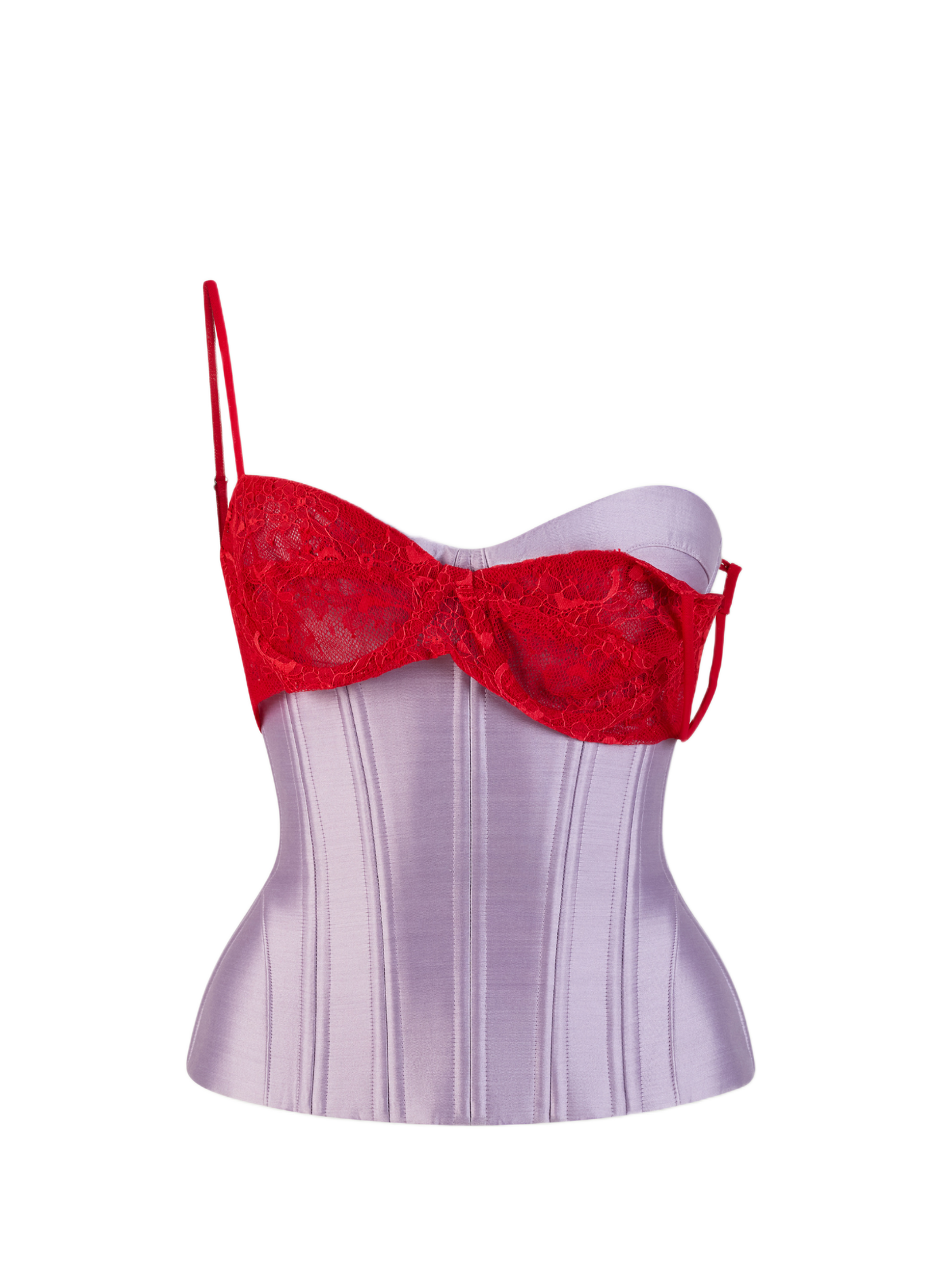 Top corset bustier en laine mélangée FANCI CLUB Multicolore