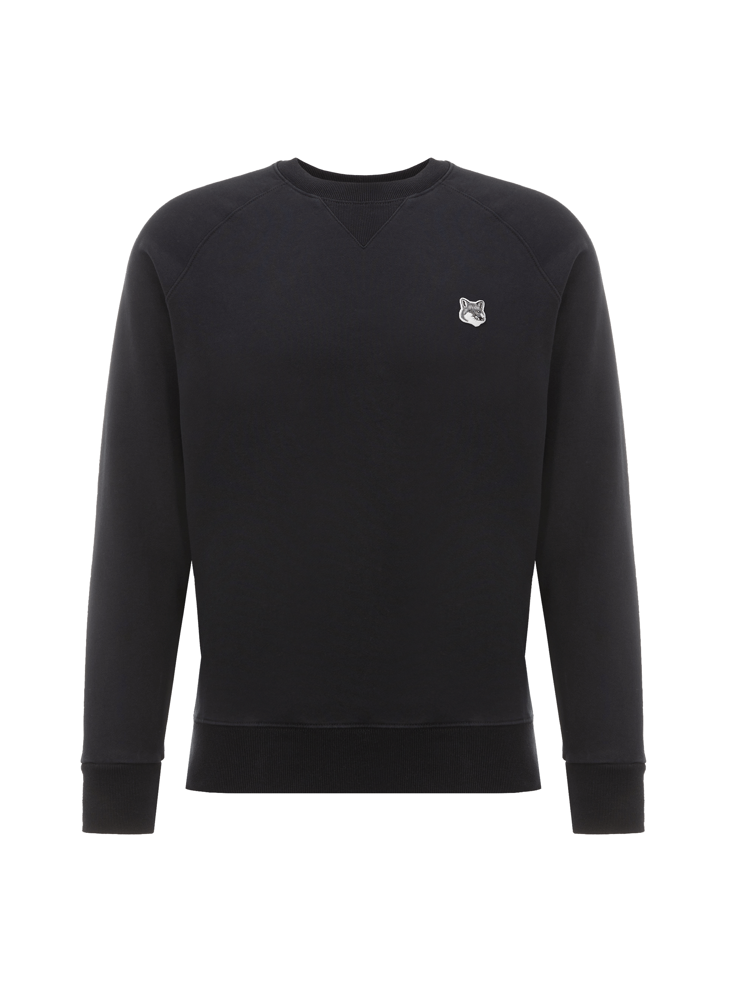 Sweatshirt Tête de renard gris en coton