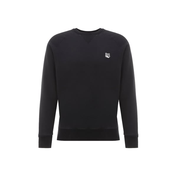 Sweatshirt Tête de renard gris en coton