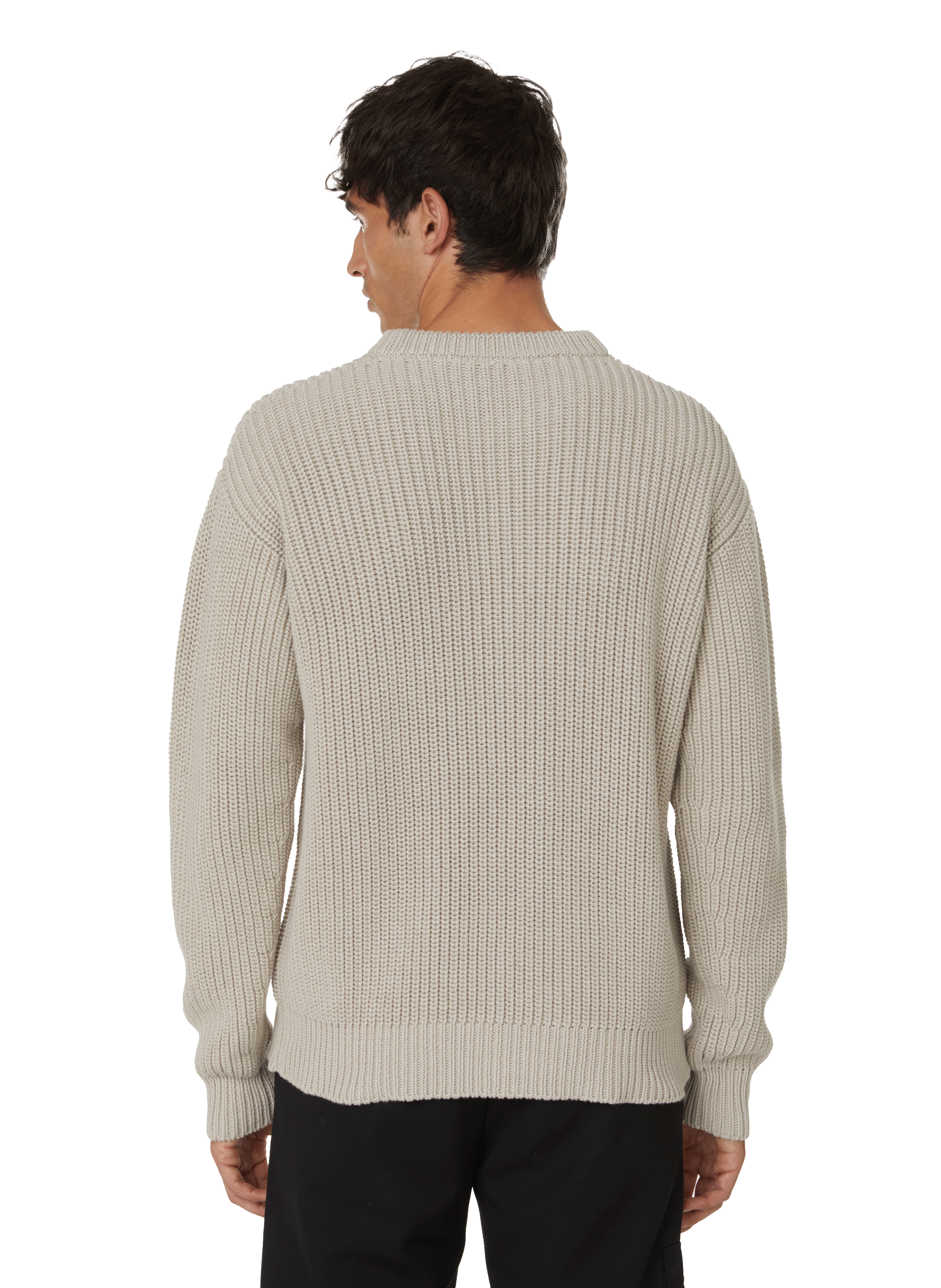 Cotton knit jumper PRADA Beige