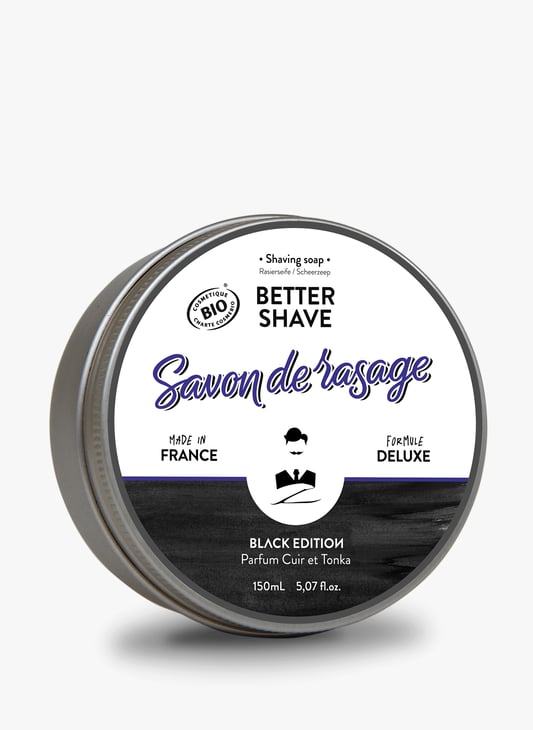 BETTER SHAVE - Savon de rasage Black Edition