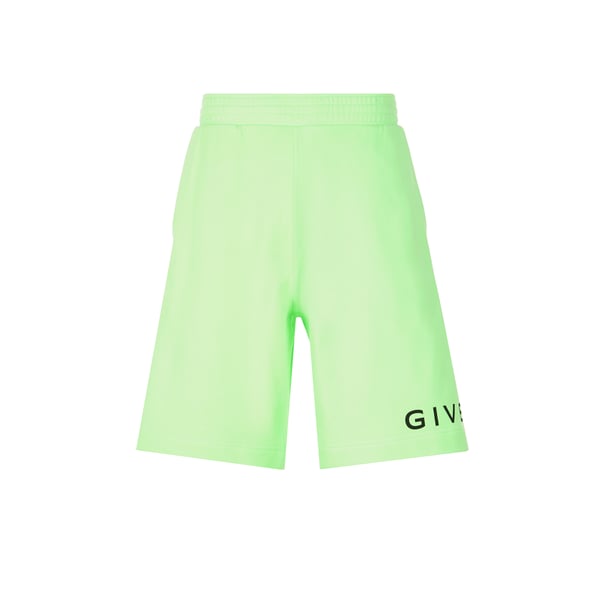 Short à logo en jersey de coton