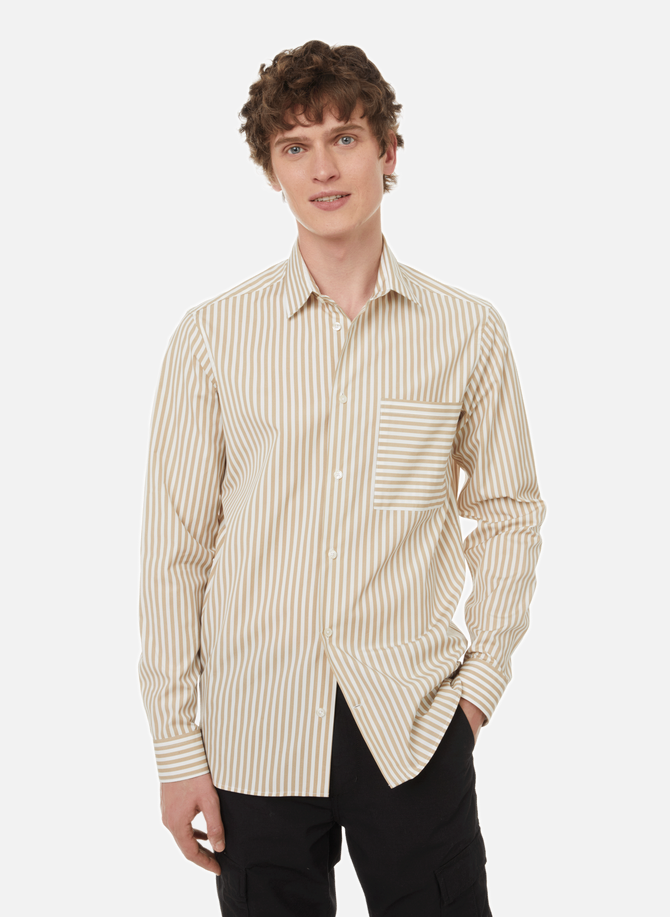 Striped cotton poplin shirt SAISON 1865