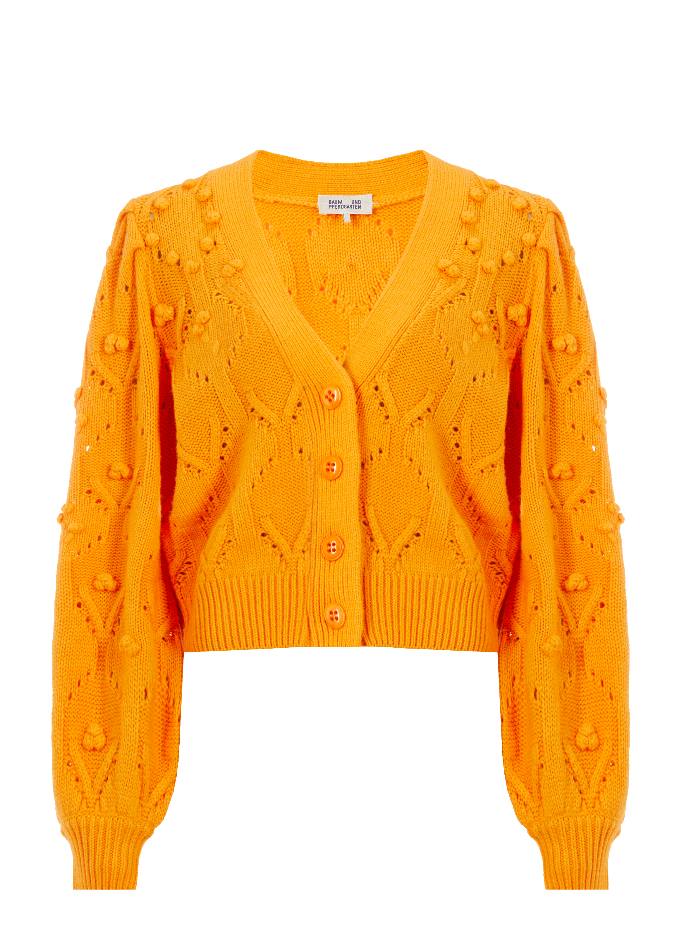 Cardigan Carlio en laine mélangée BAUM UND PFERDGARTEN Orange