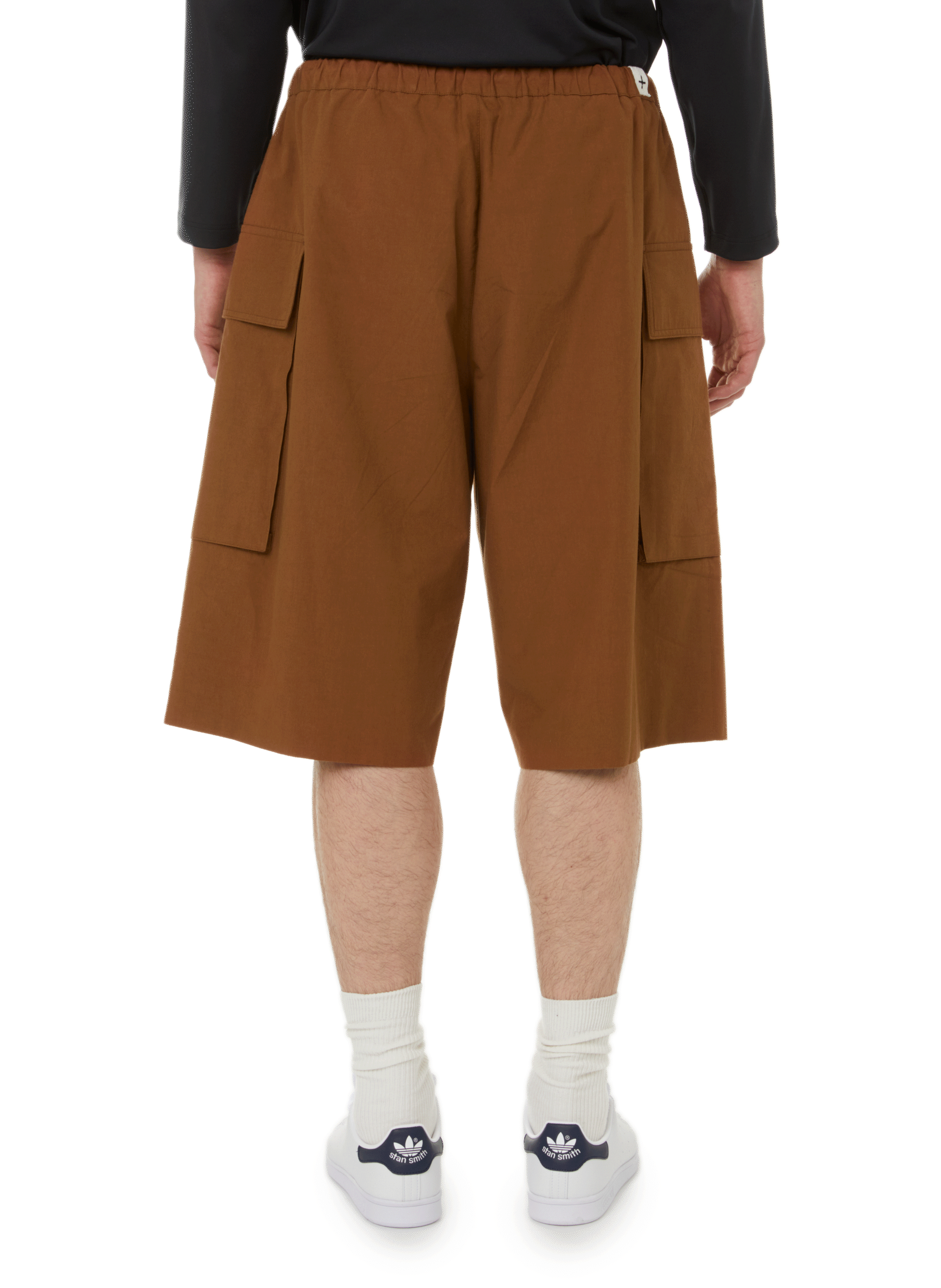 Loose-fitting cotton Bermuda shorts JIL SANDER Brown