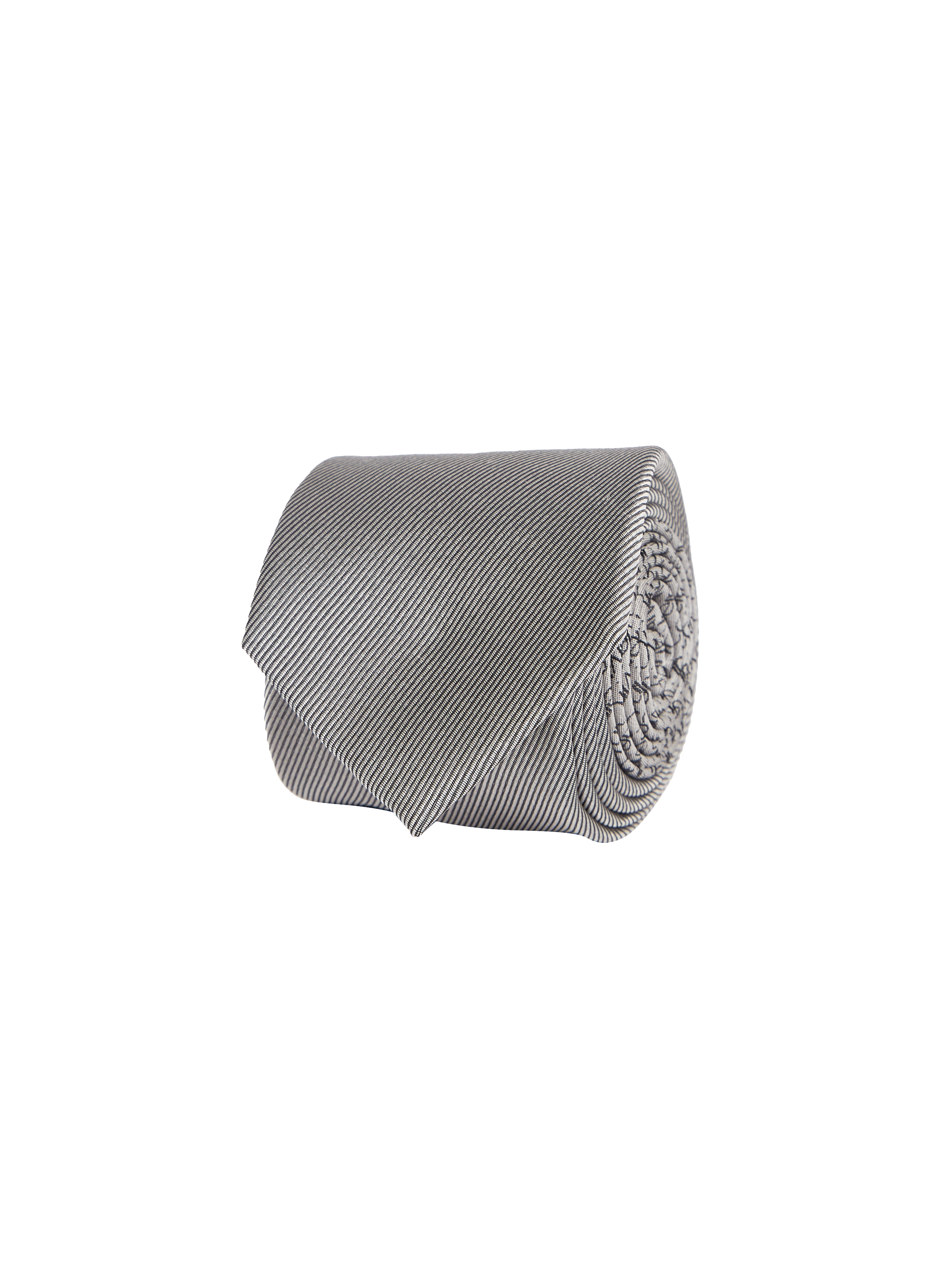 Cravate imprimé logo en soie