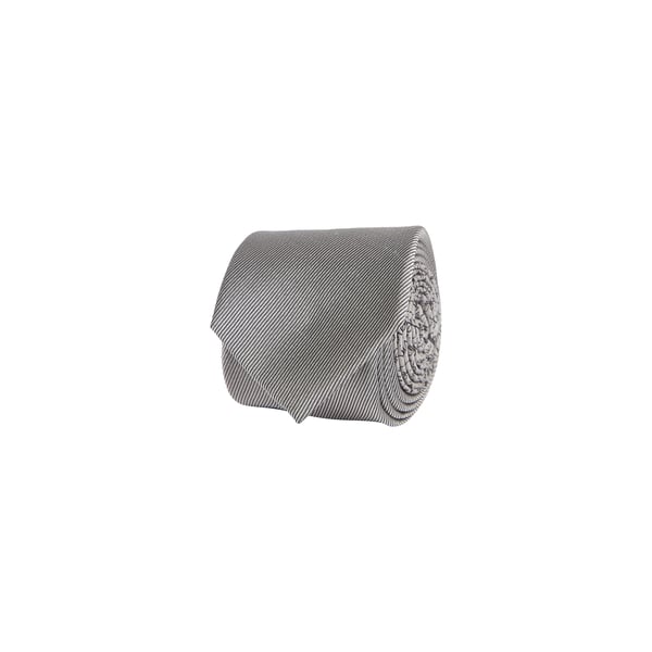 Cravate imprimé logo en soie