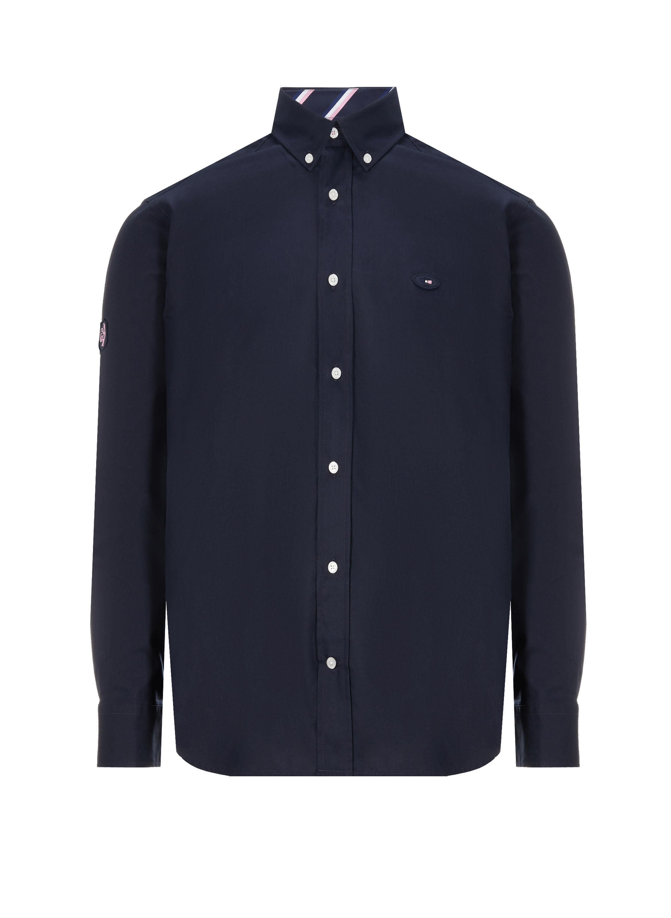 Chemise droite en popeline de coton