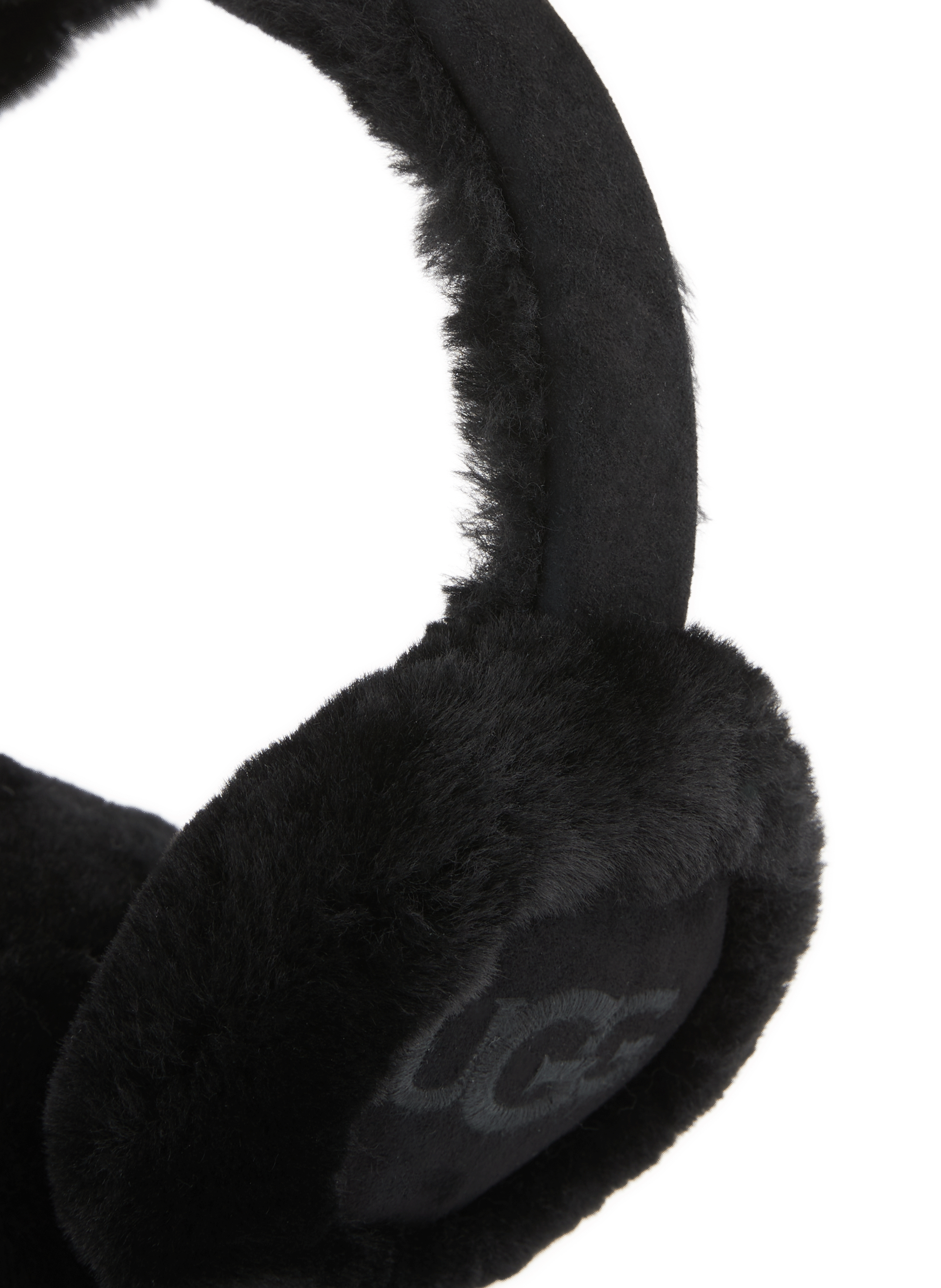 Cache-oreille en cuir UGG Noir