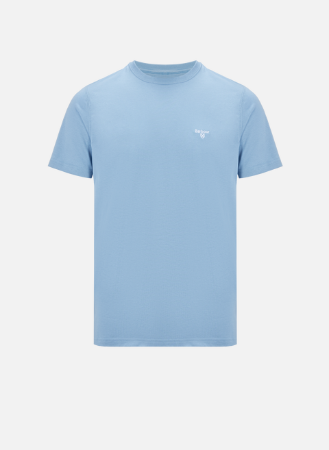 Schlichtes Baumwoll-T-Shirt BlauBARBOUR 