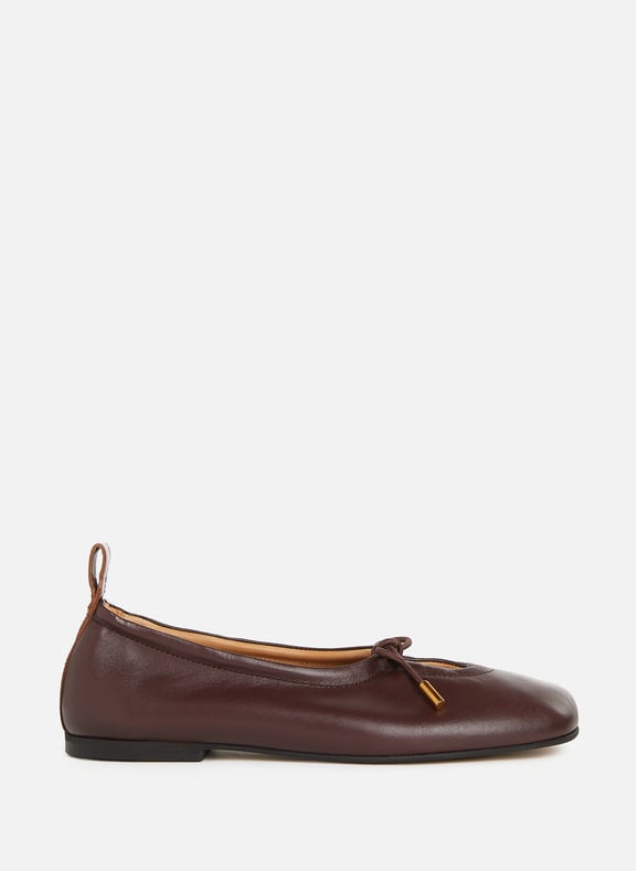 Ballerines Rosalind en cuir Marron by ALOHAS ALOHAS Ballerines Rosalind en cuir Marron