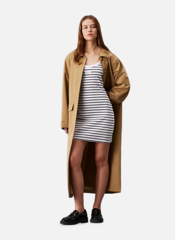 SHORT STRIPED DRESS CALVIN KLEIN for WOMEN Printemps