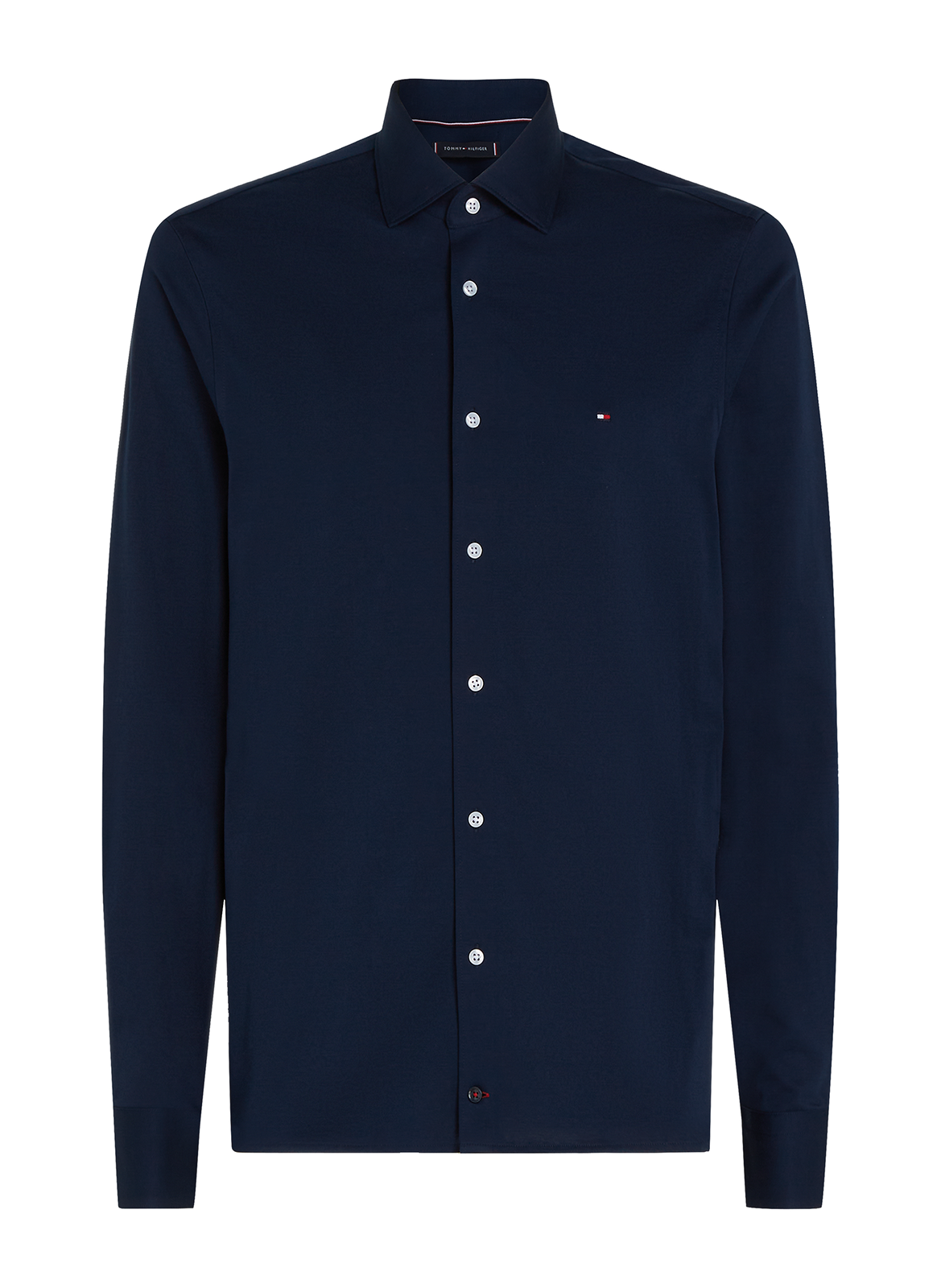 Cotton poplin shirt TOMMY HILFIGER Blue