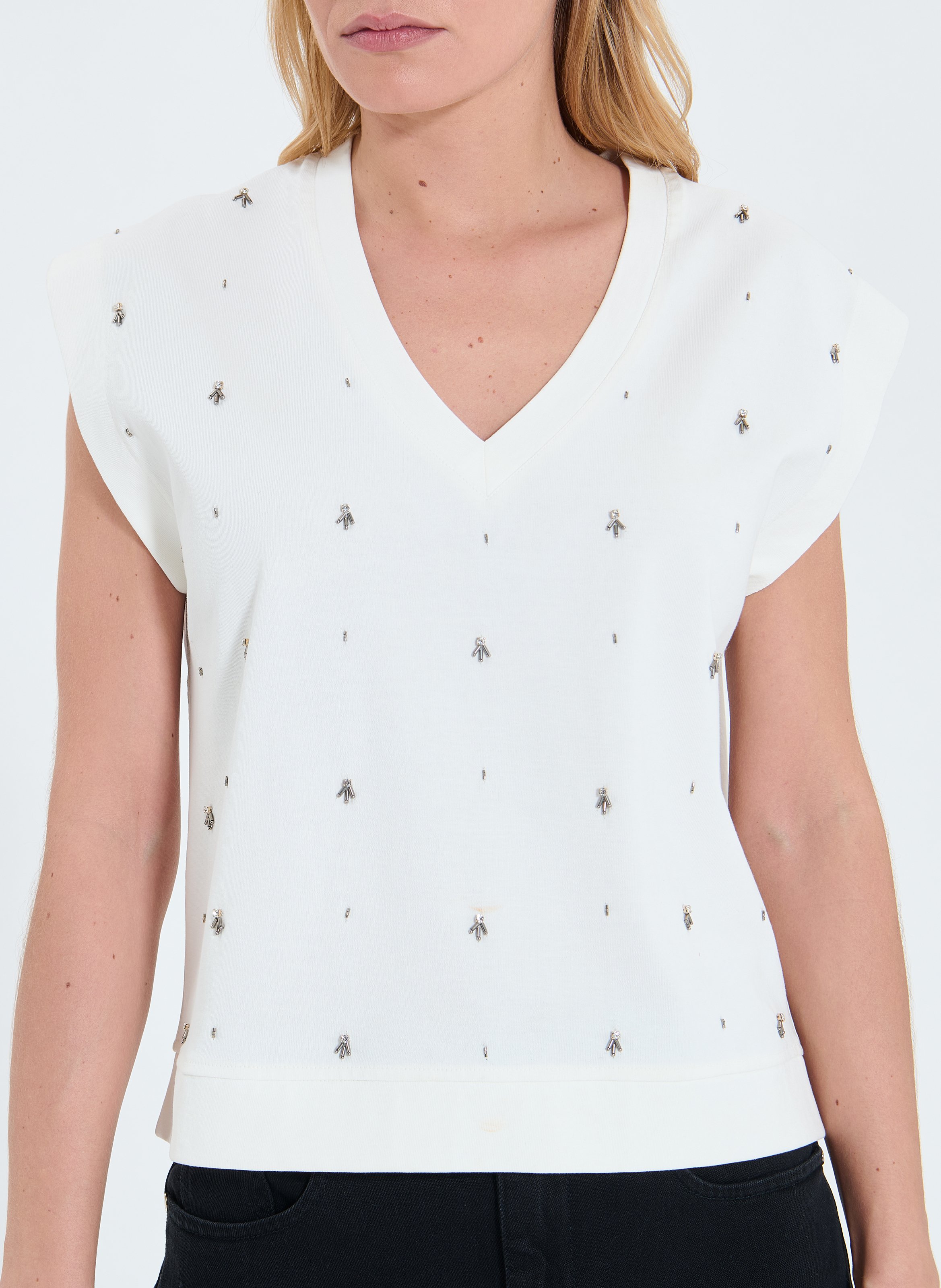 Top  trisha ZAPA Blanc