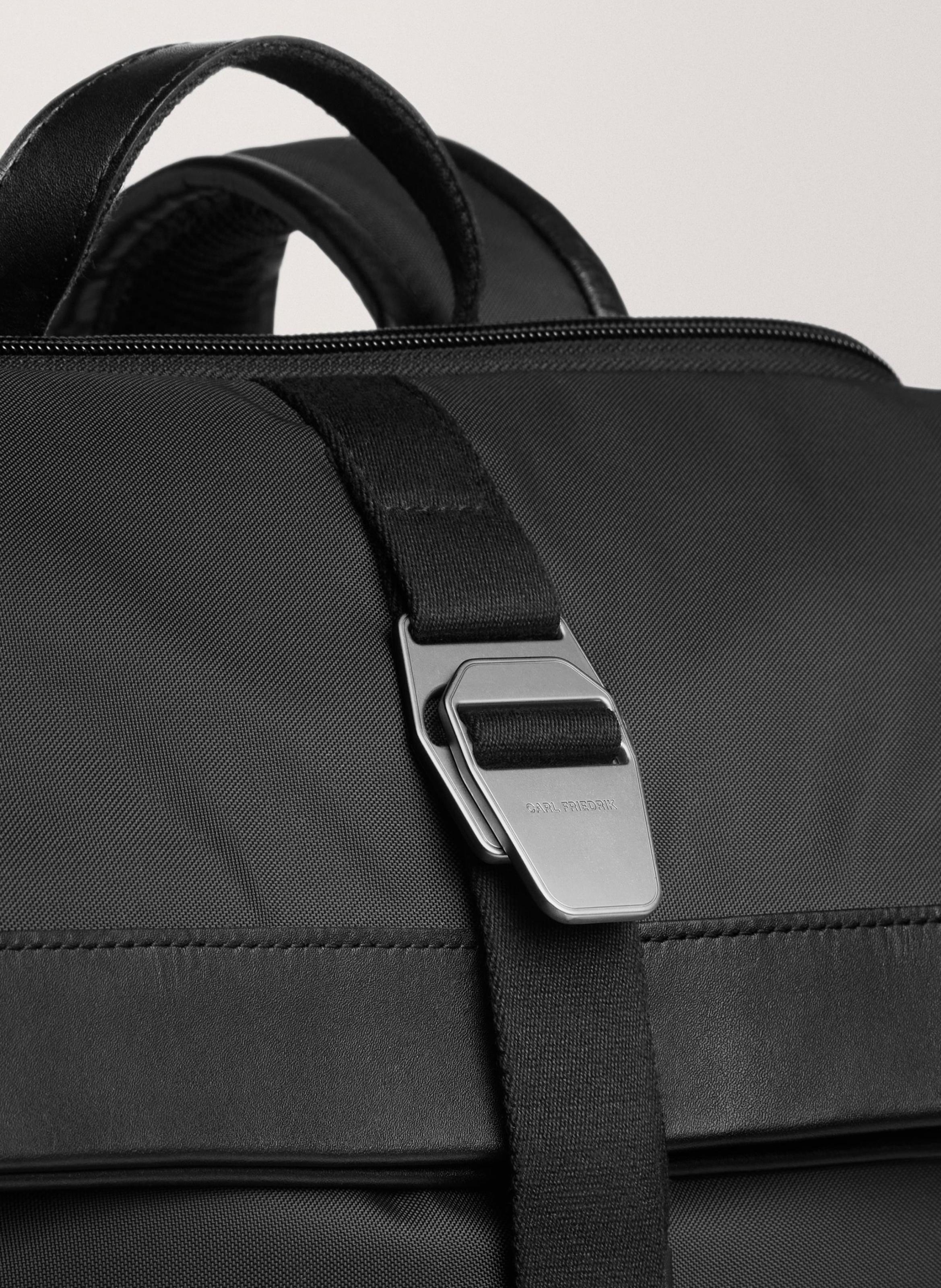 Sac à dos 'City-hopper' en nylon CARL FRIEDRIK Noir