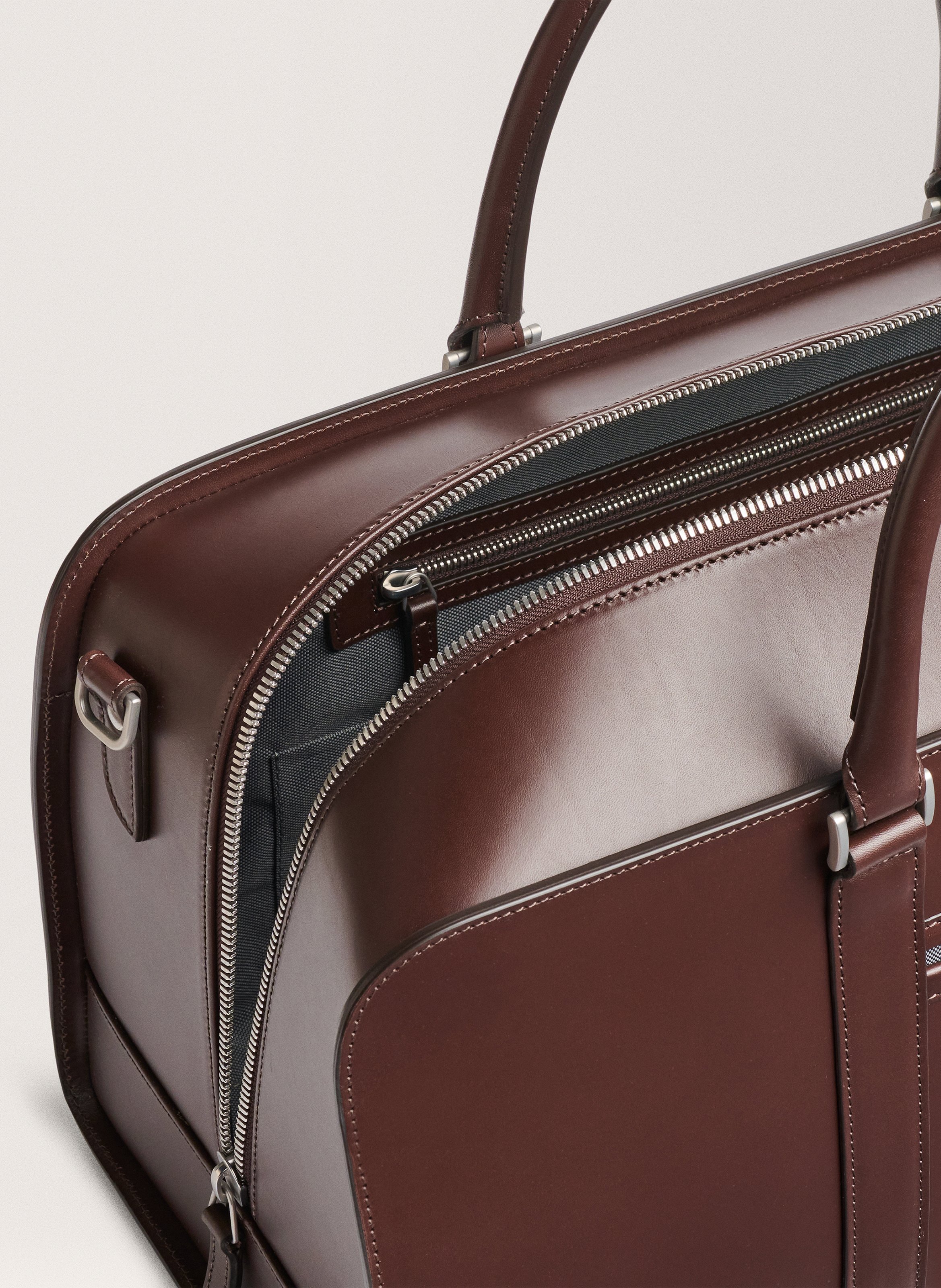 Sac de voyage 'palissy weekend' en cuir vachetta Marron
