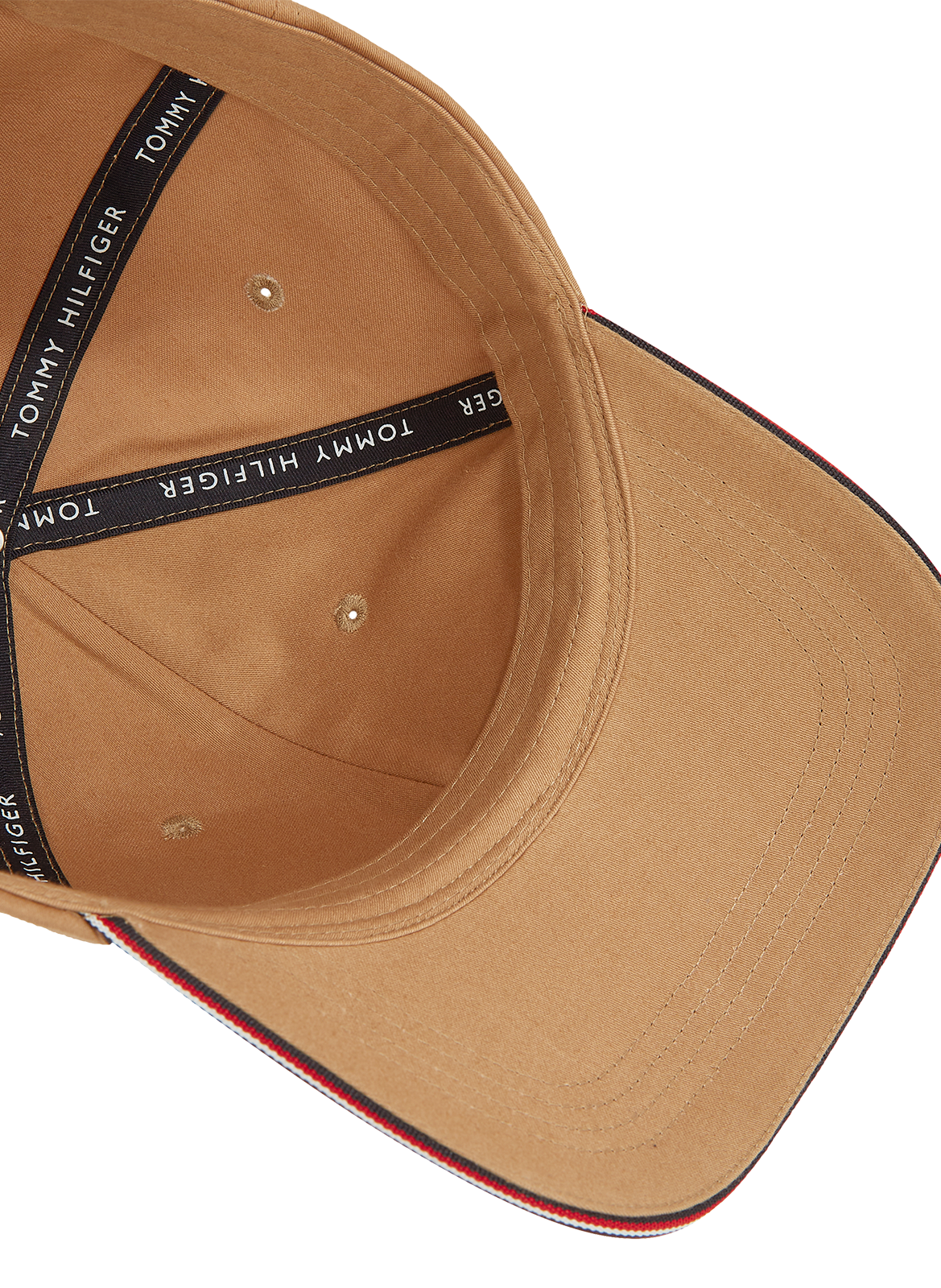 Cotton Logo Baseball Cap TOMMY HILFIGER Brown