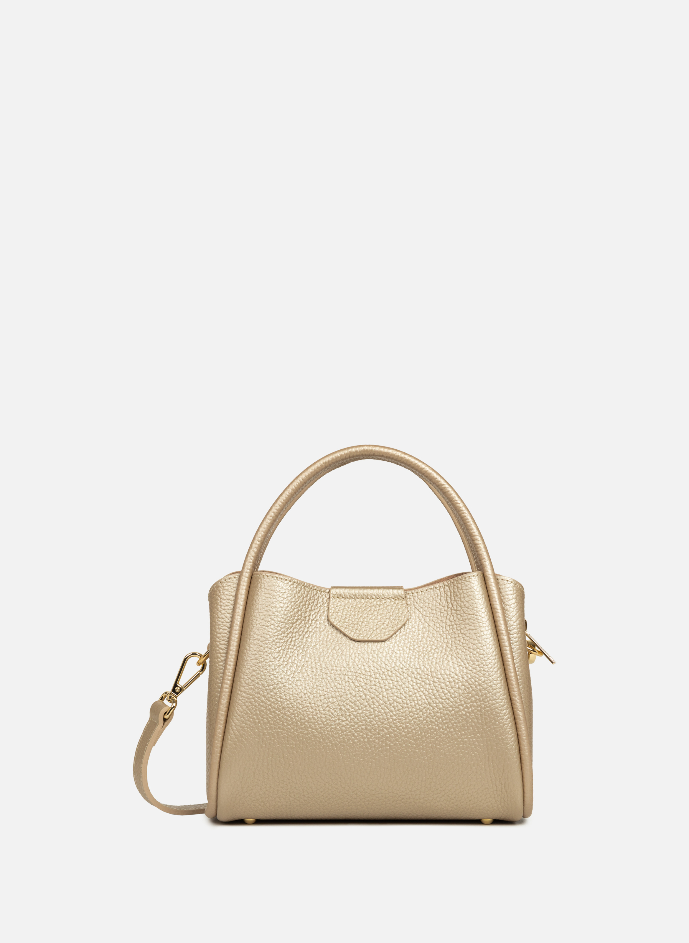 Petit sac à main - ida double LANCASTER Doré