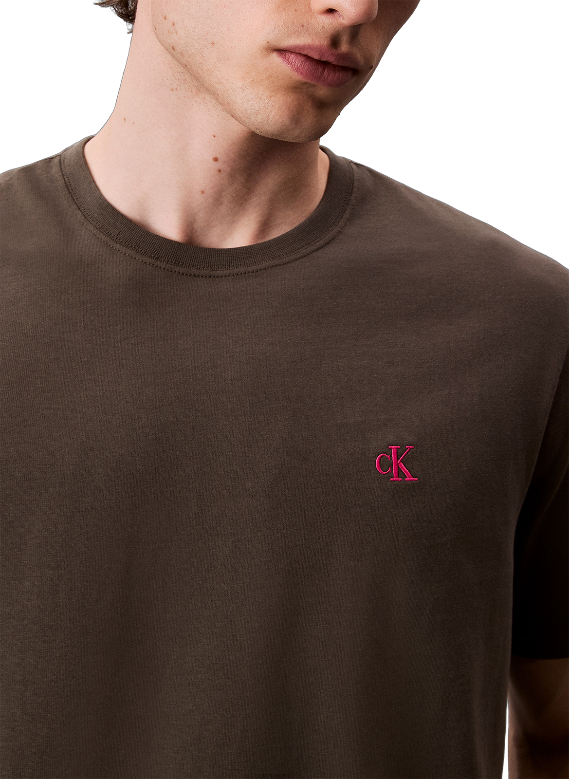 Classic Cotton T-Shirt CALVIN KLEIN Khaki