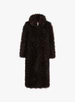 Manteau col montant aspect shearling | SAISON 1865