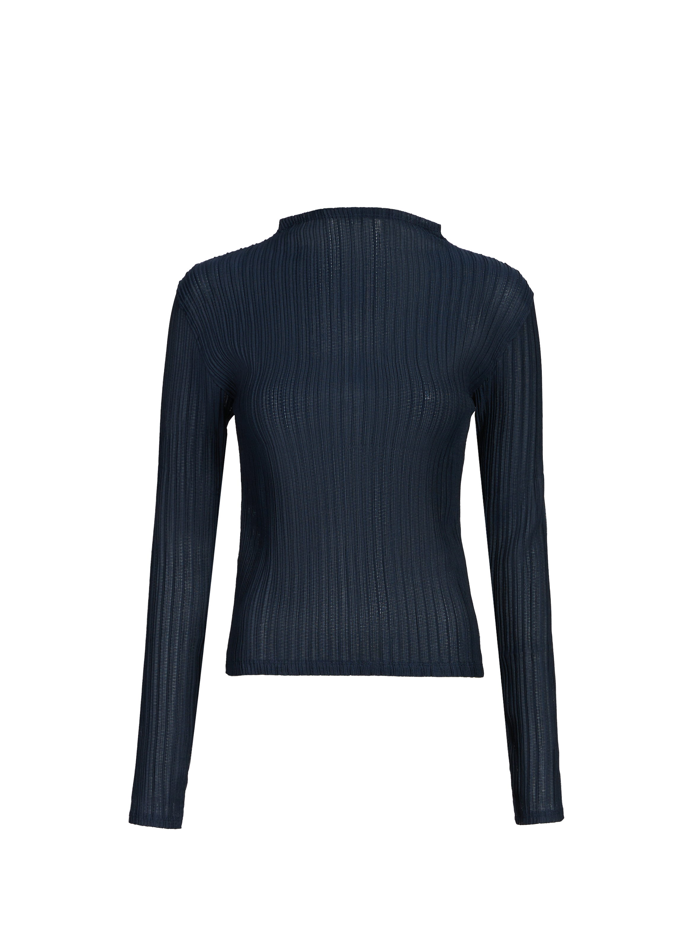 Top plissé à manches longues LE 17 SEPTEMBRE Bleu