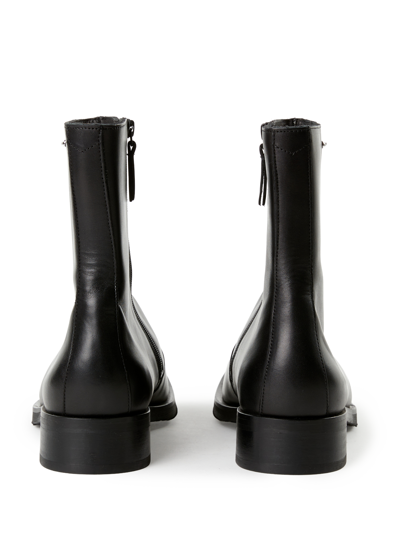 Ankle boots with silver tips OUR LEGACY Black