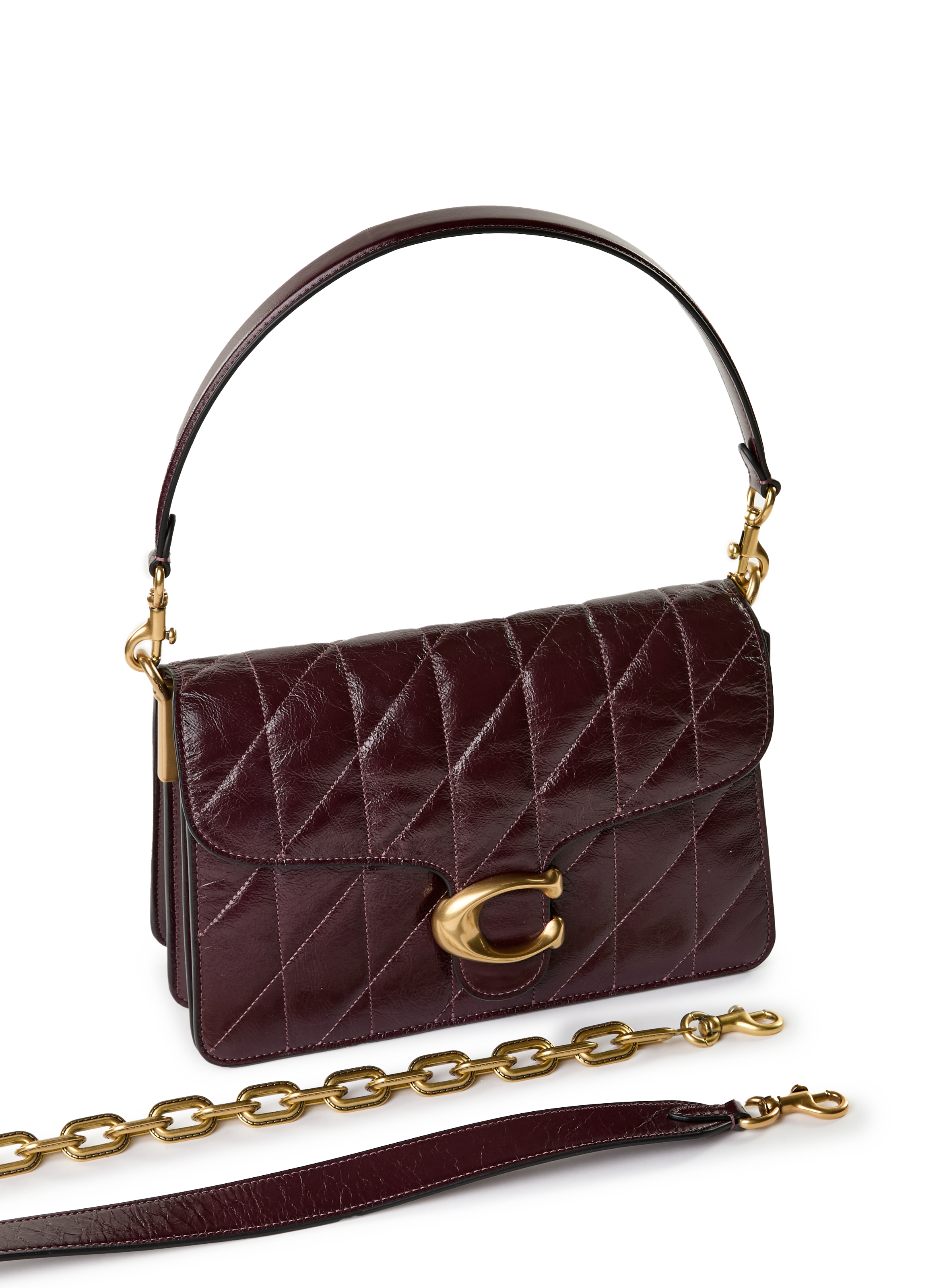 Sac à main Tabby Chain matelassé  COACH Violet