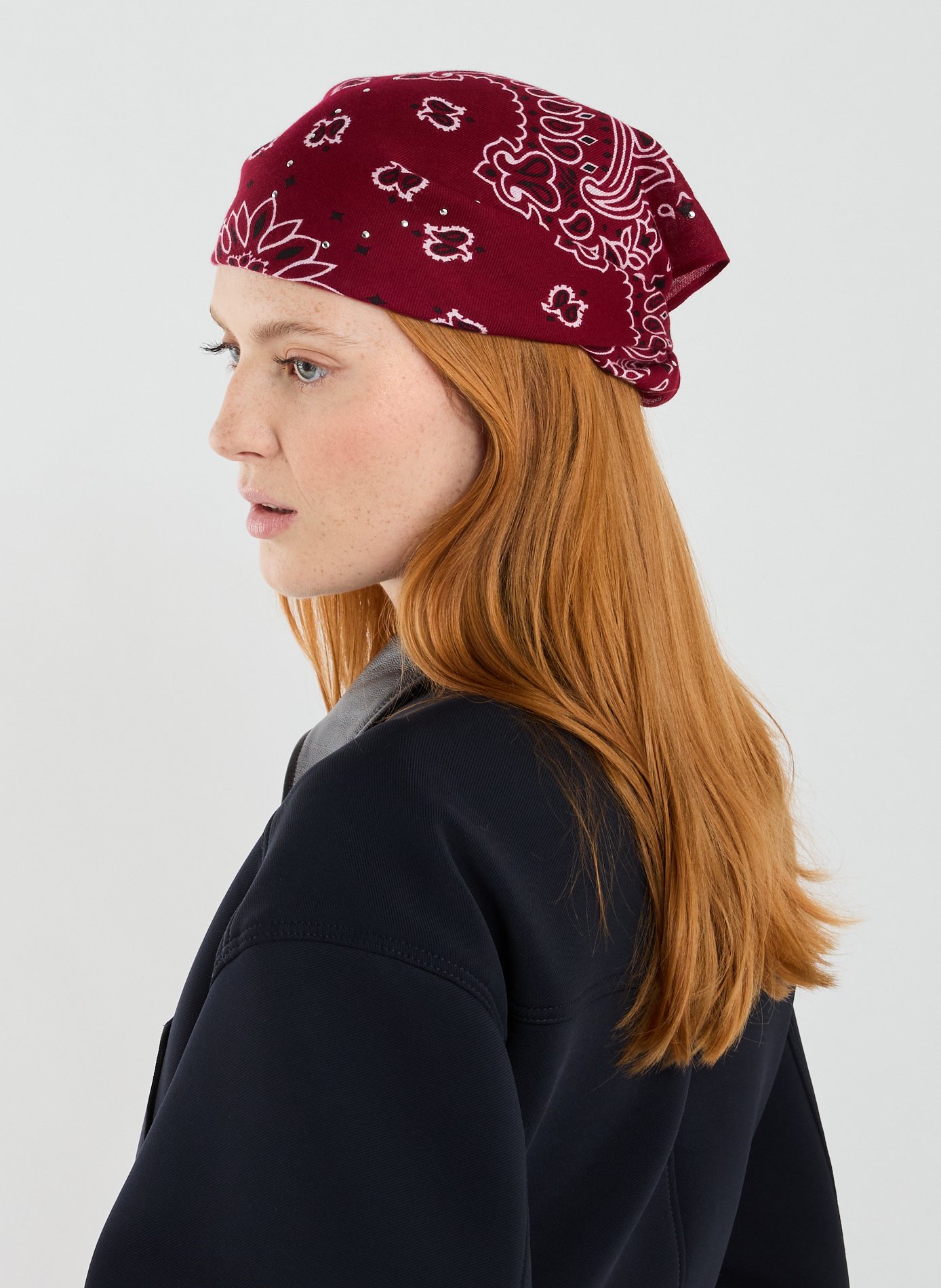 Foulard imprimé bandana WILD Rouge