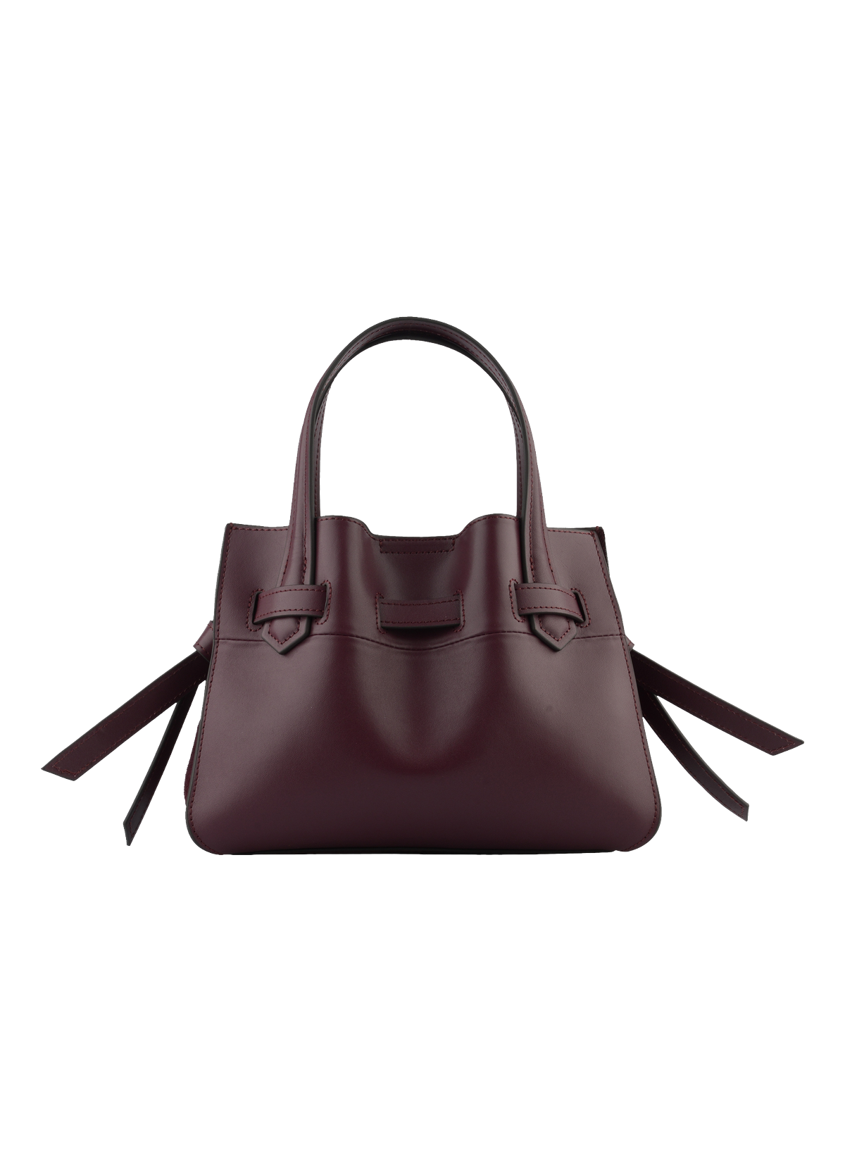 Blossom daim | sac porté main pm POURCHET Rouge