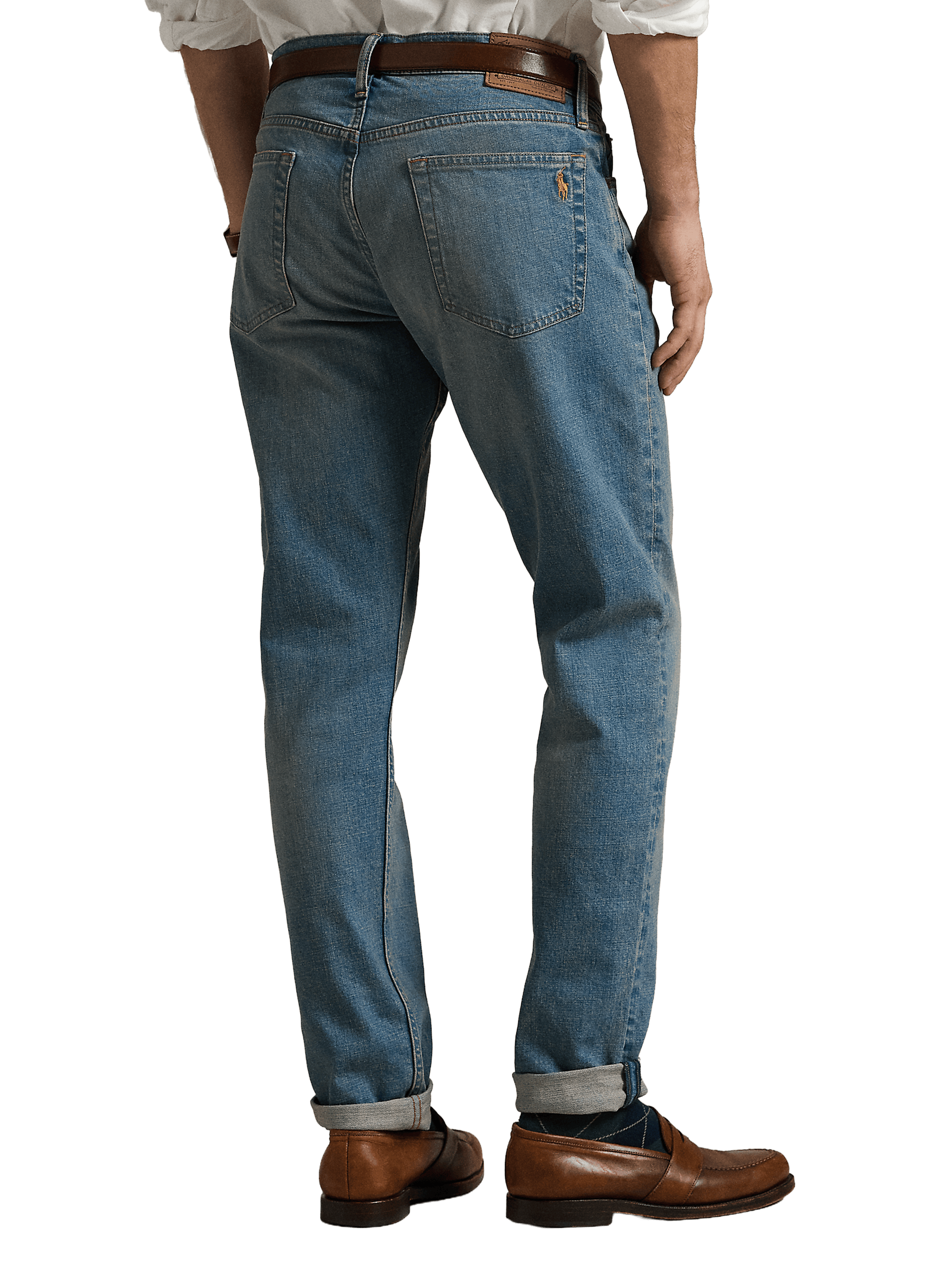Straight cut jeans in blended cotton POLO RALPH LAUREN Blue