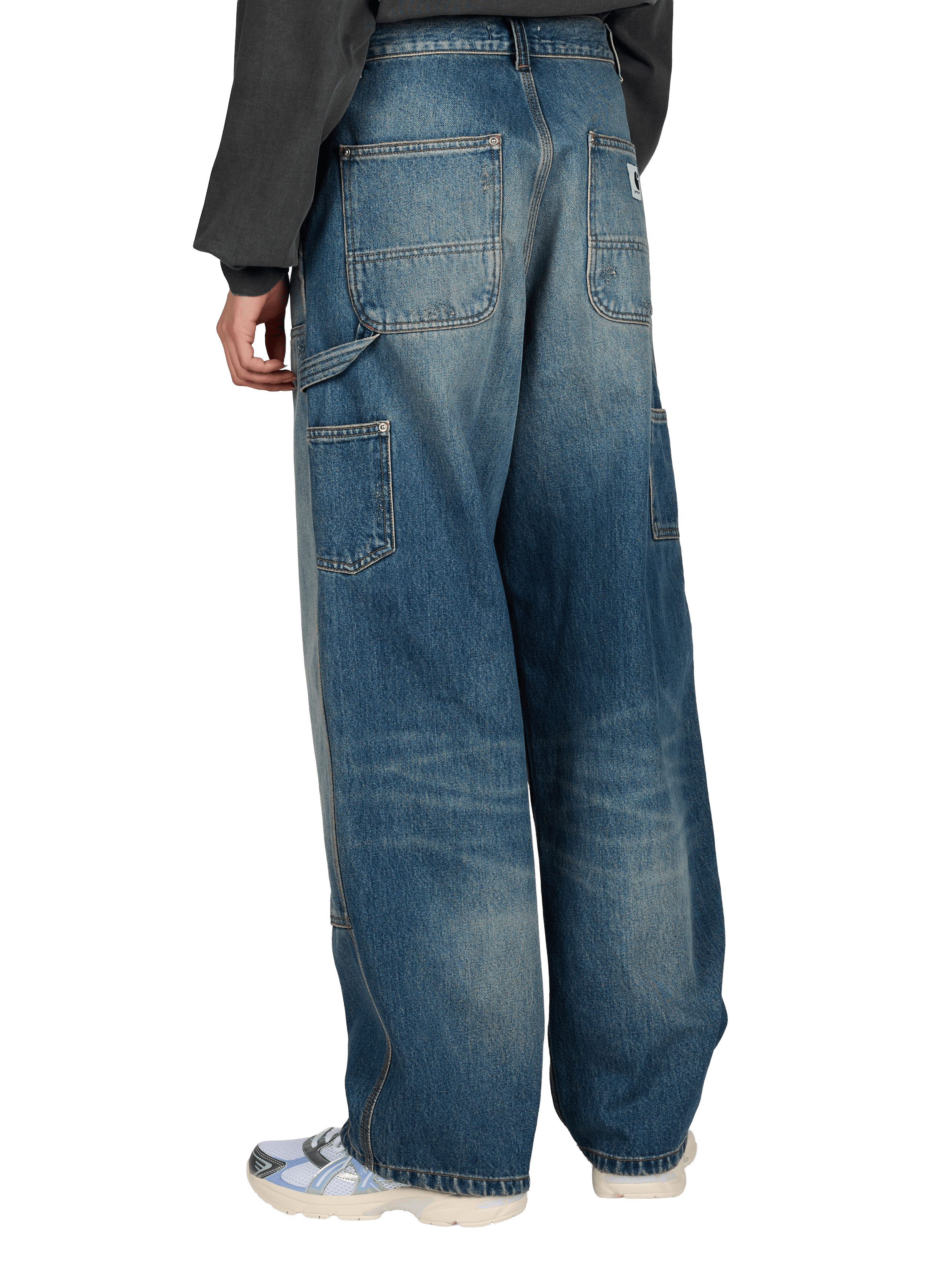 Jean ample en coton CARHARTT WIP Bleu