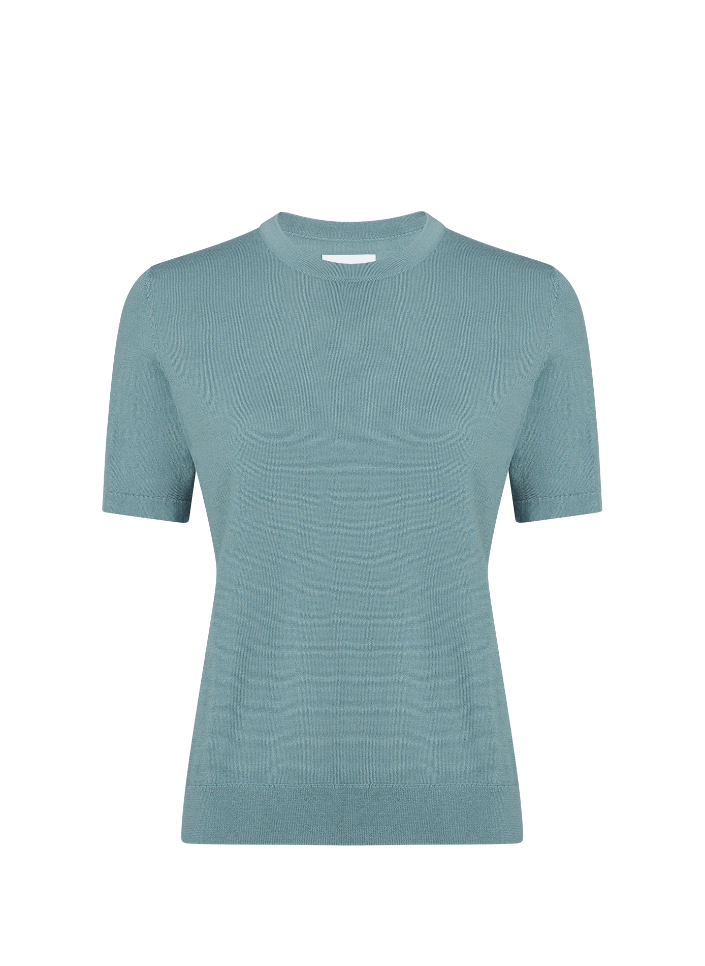 Pull col rond en laine mérinos AU PRINTEMPS PARIS Vert